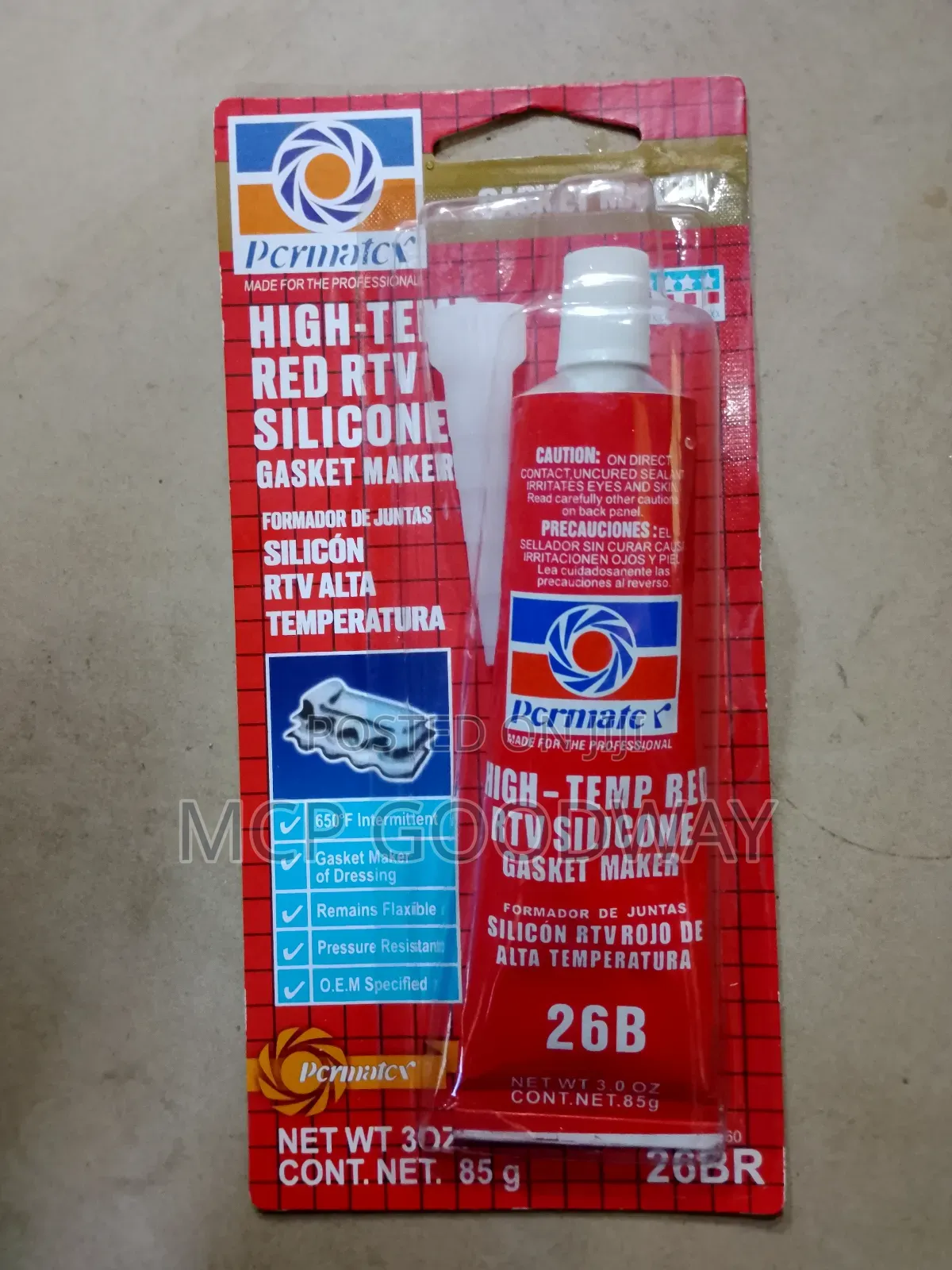 Permatex Gasket Maker RTV Red
