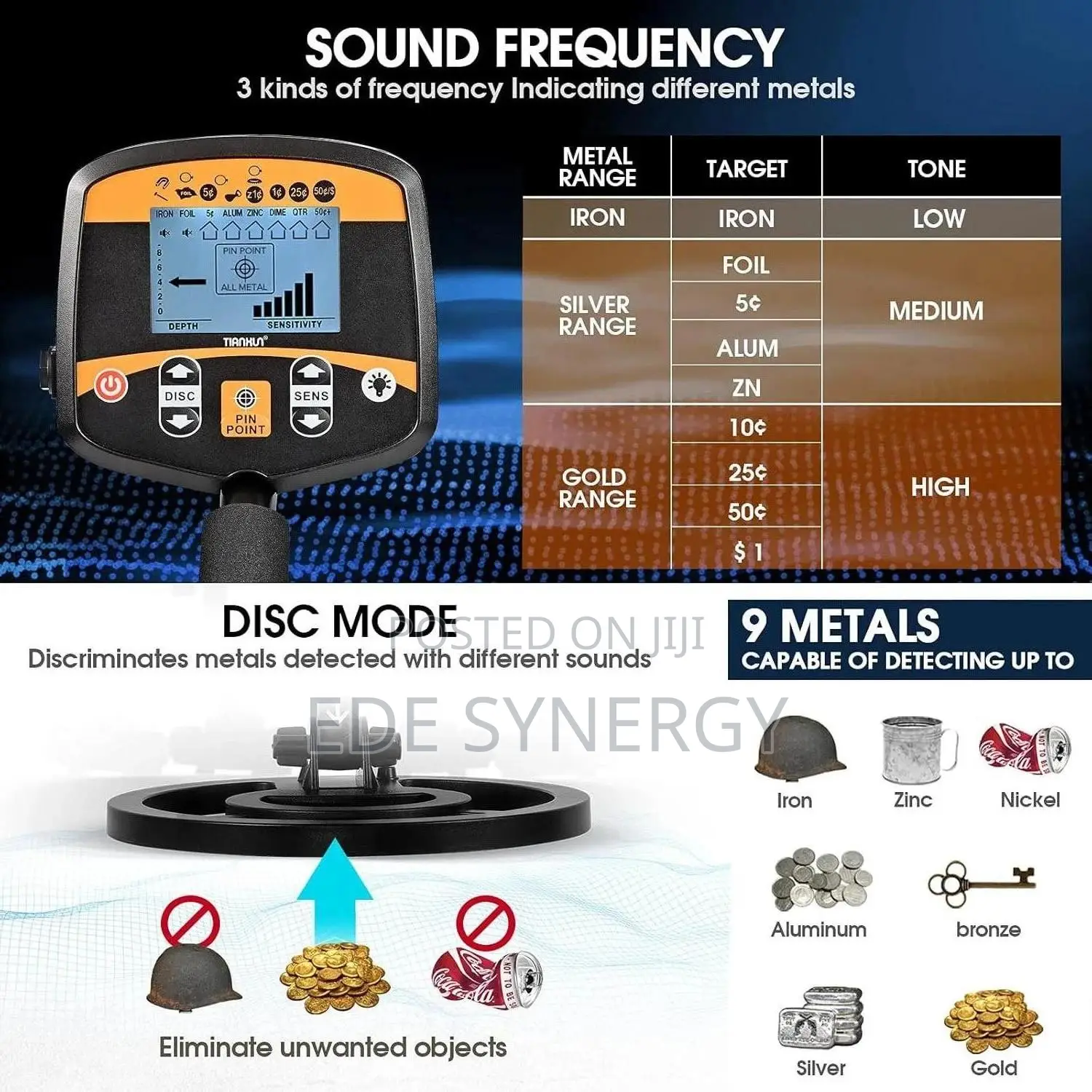 Professional Metal Detector With High Sensitivity