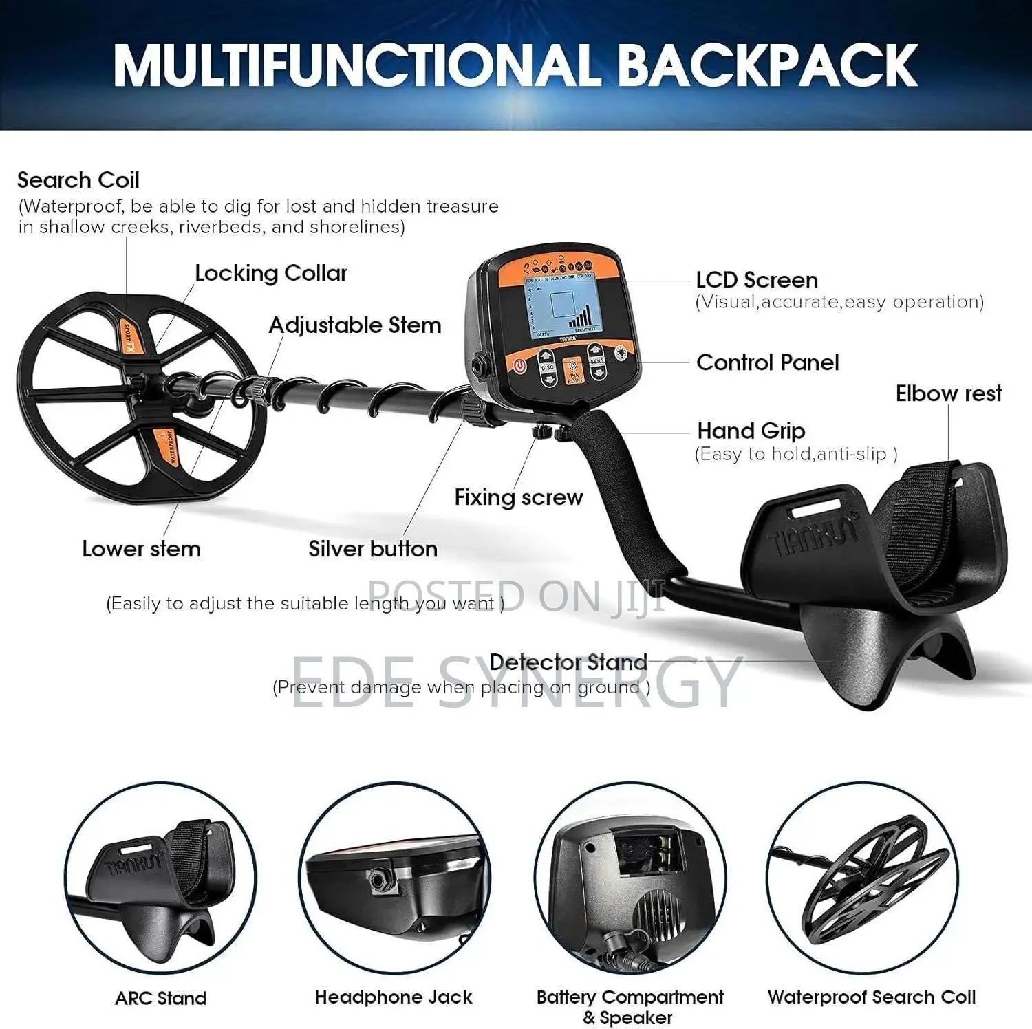 Professional Metal Detector With High Sensitivity