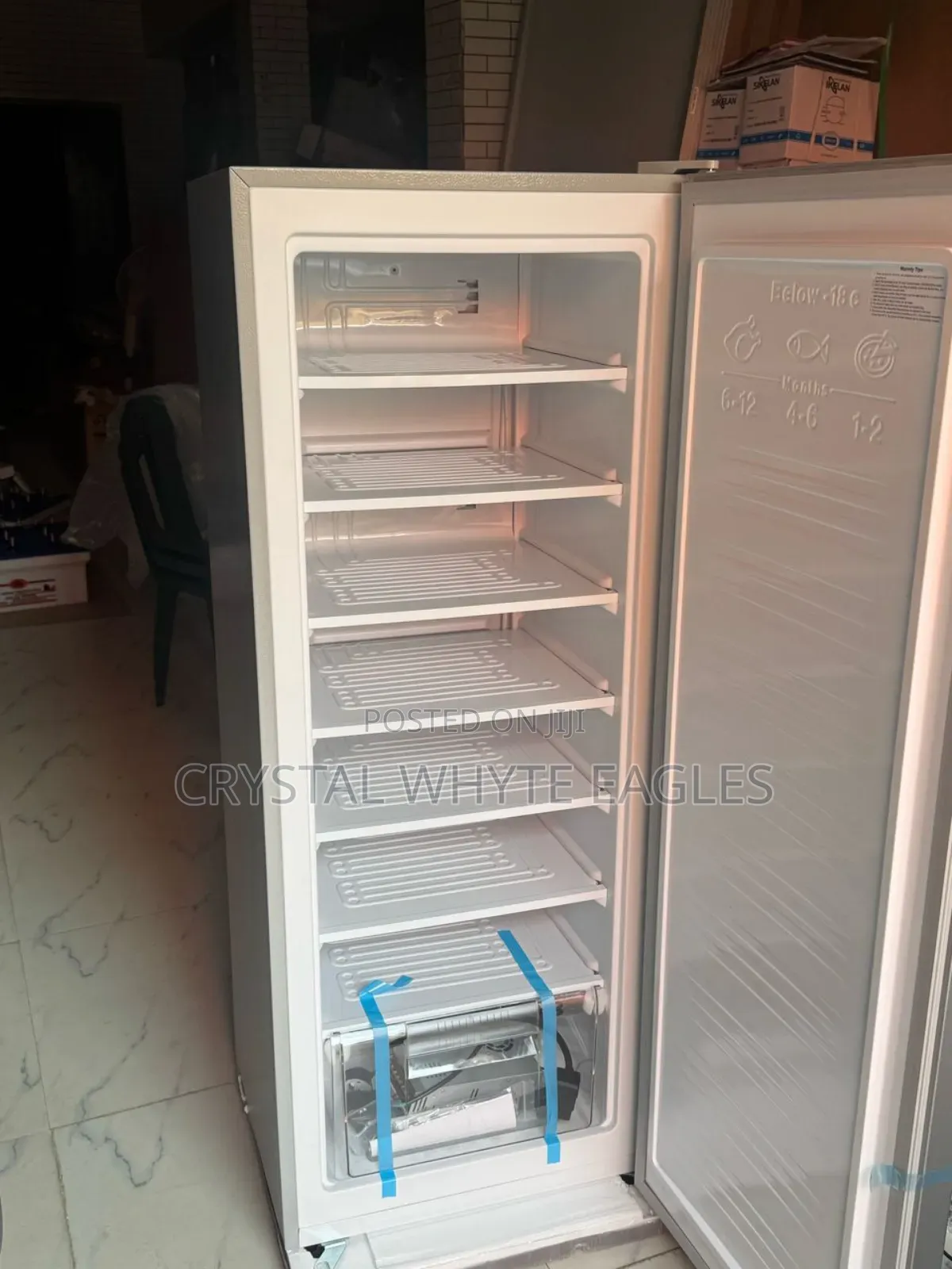 185l Solar Standing Freezer