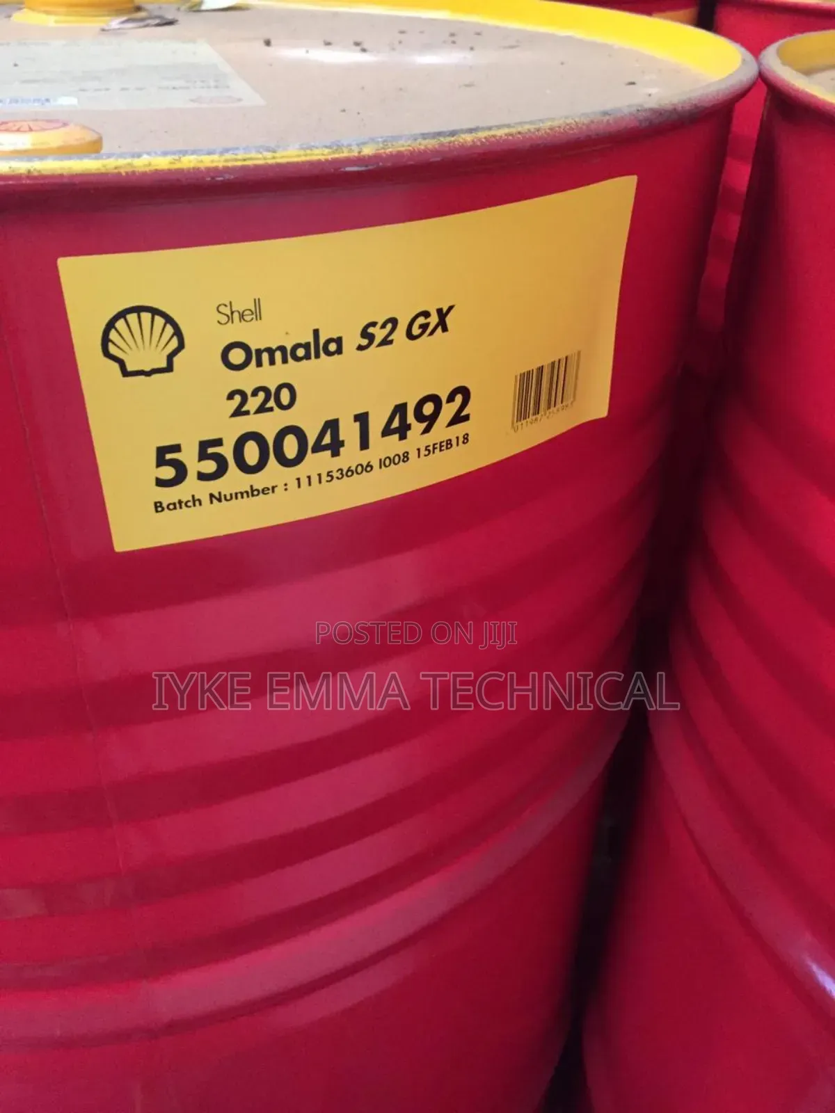 Shell Omala S2 Gx-220 Industrial Gear Oil 209 L (1 Drum)