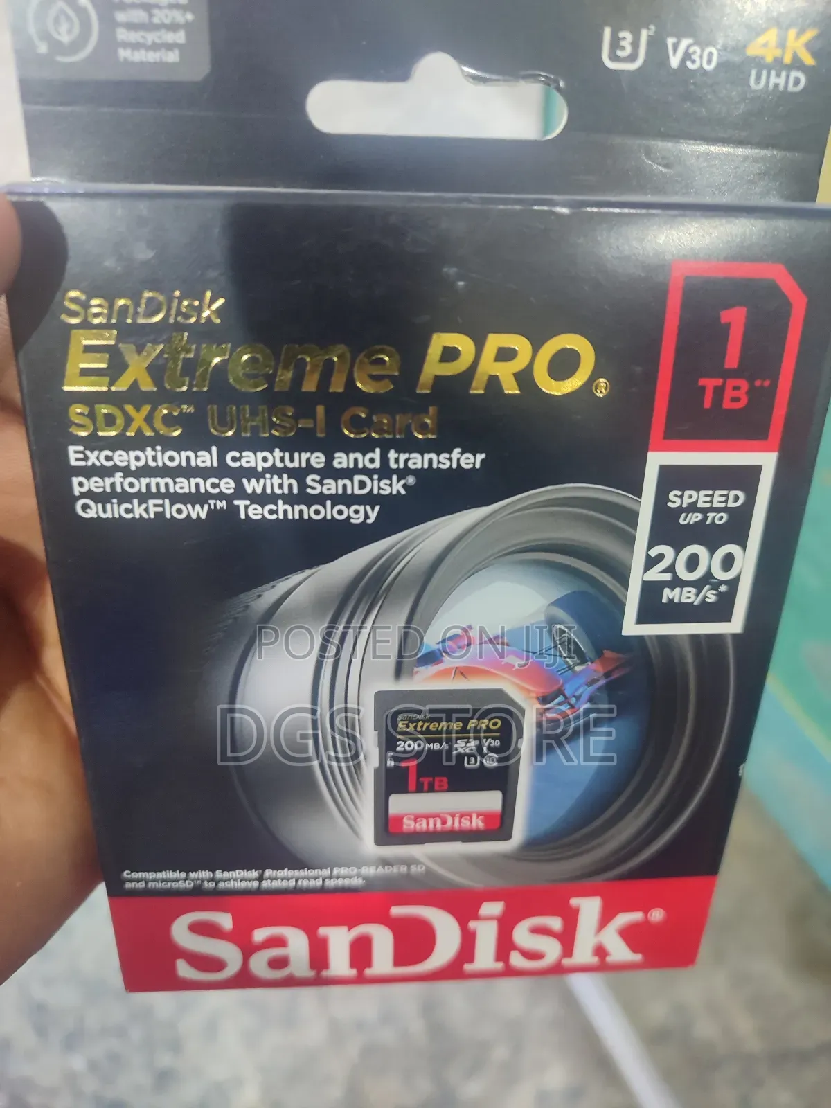 Sandisk Extreme Pro SDXC 1tb Sd Card Memory 200mbs