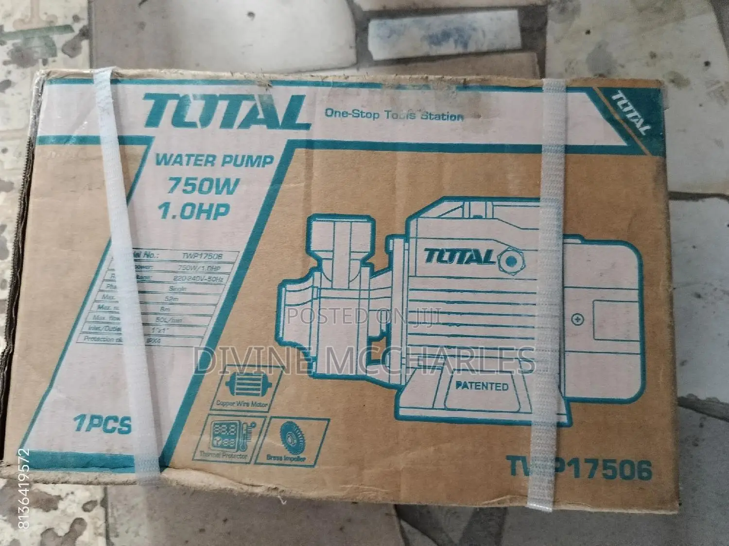 1hp Total Water Pump