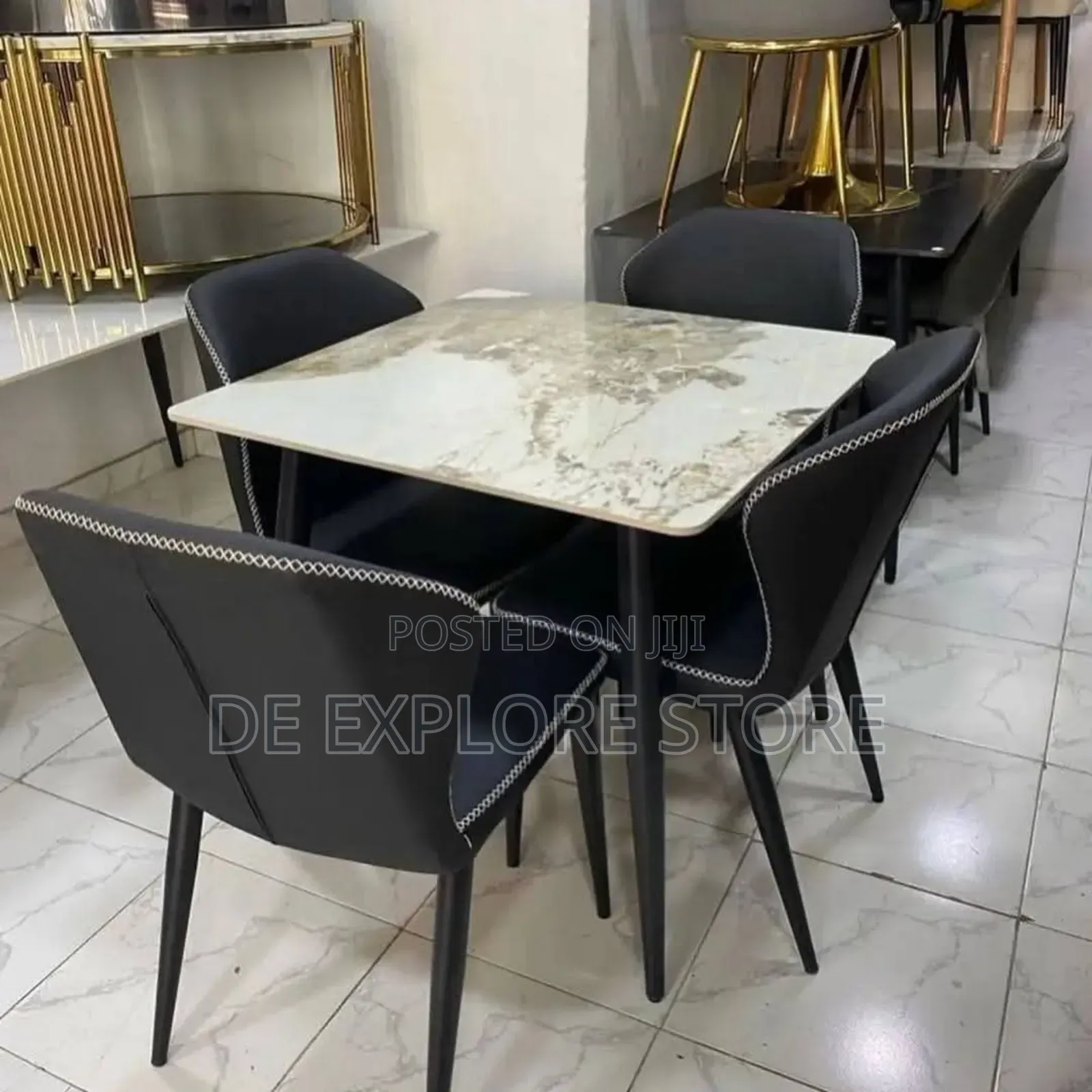 Dining Table Set With Four Seater Chairs