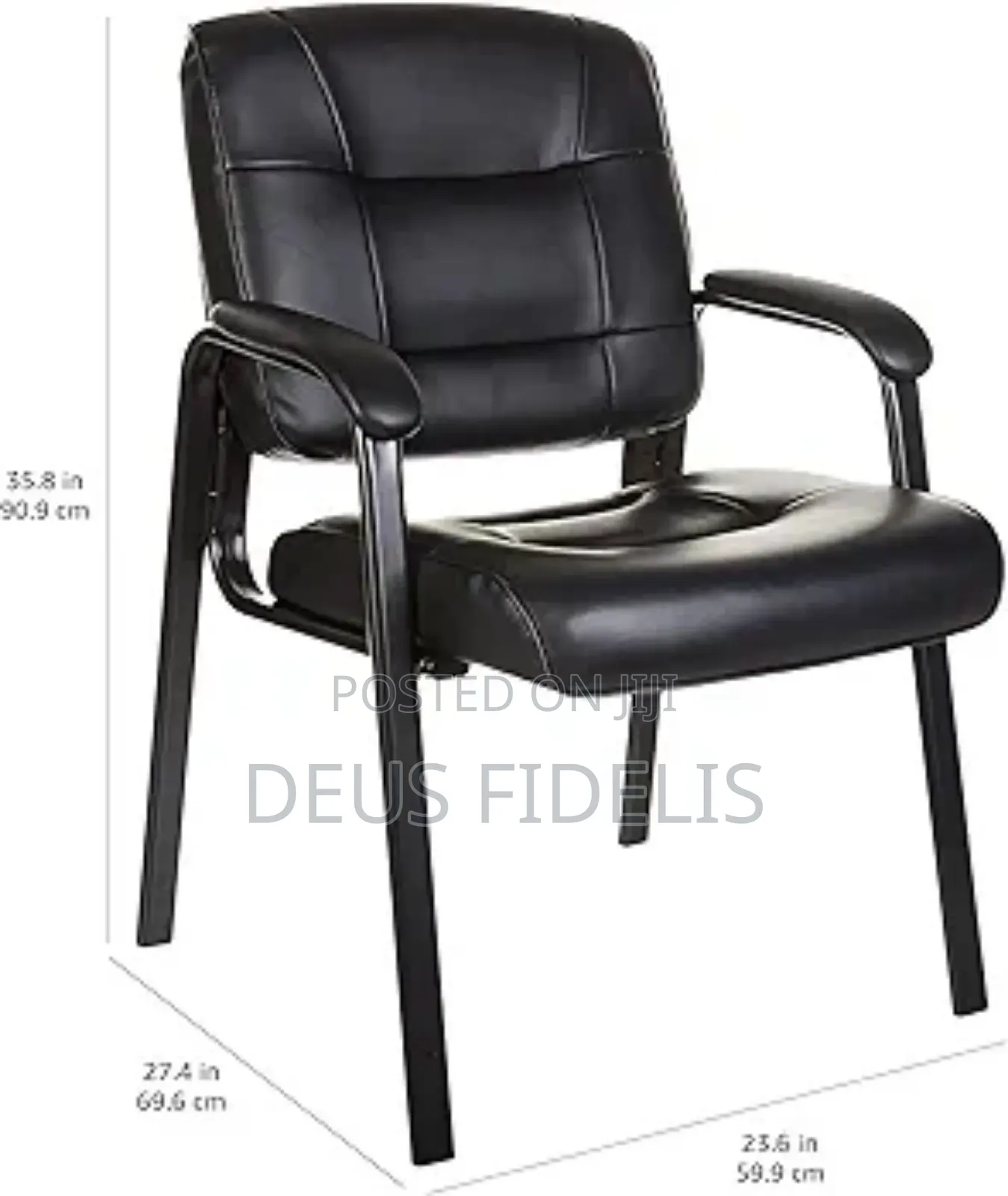 Easy-Xl-4l-Visitors Chair - Leather