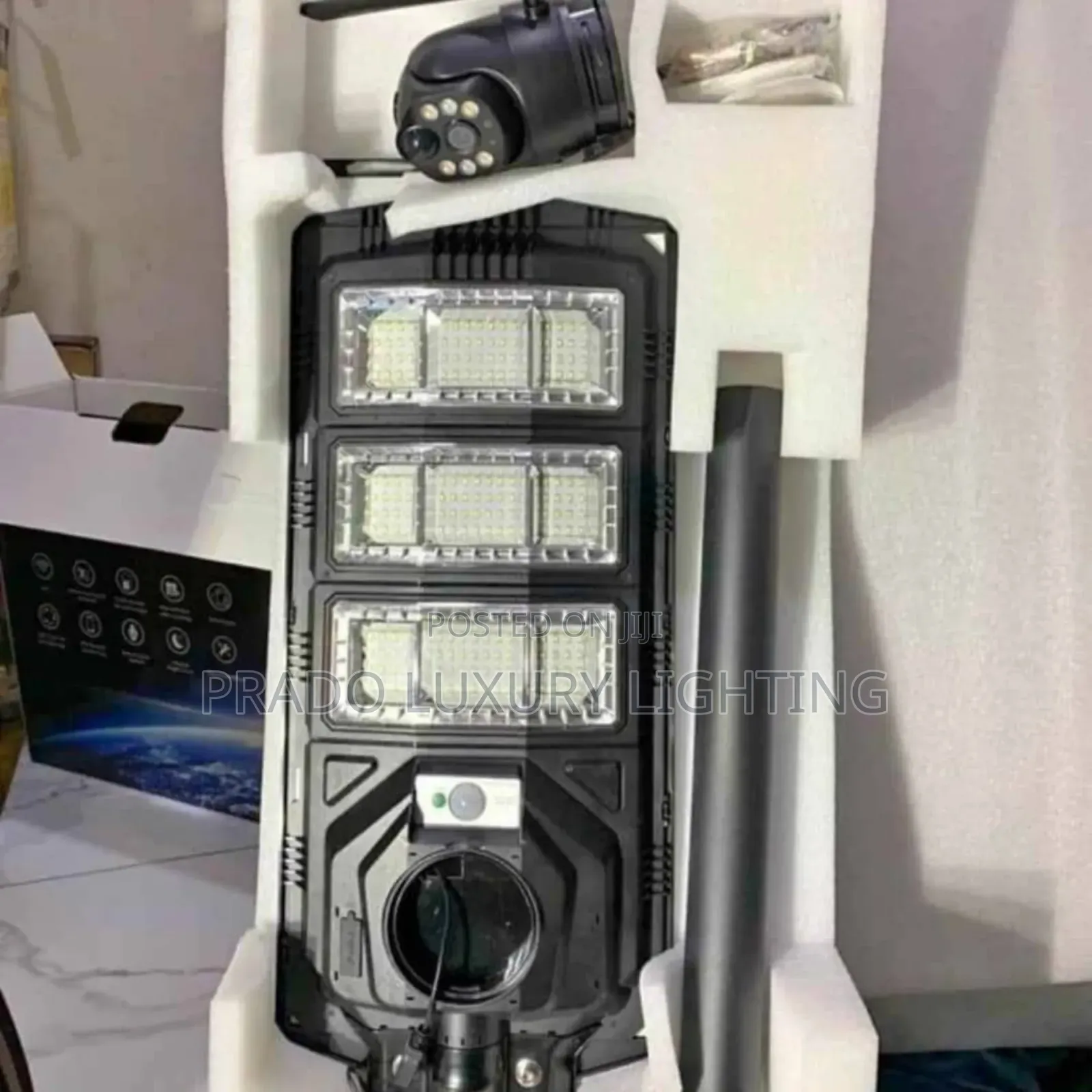 Solar Steel Light and Camera