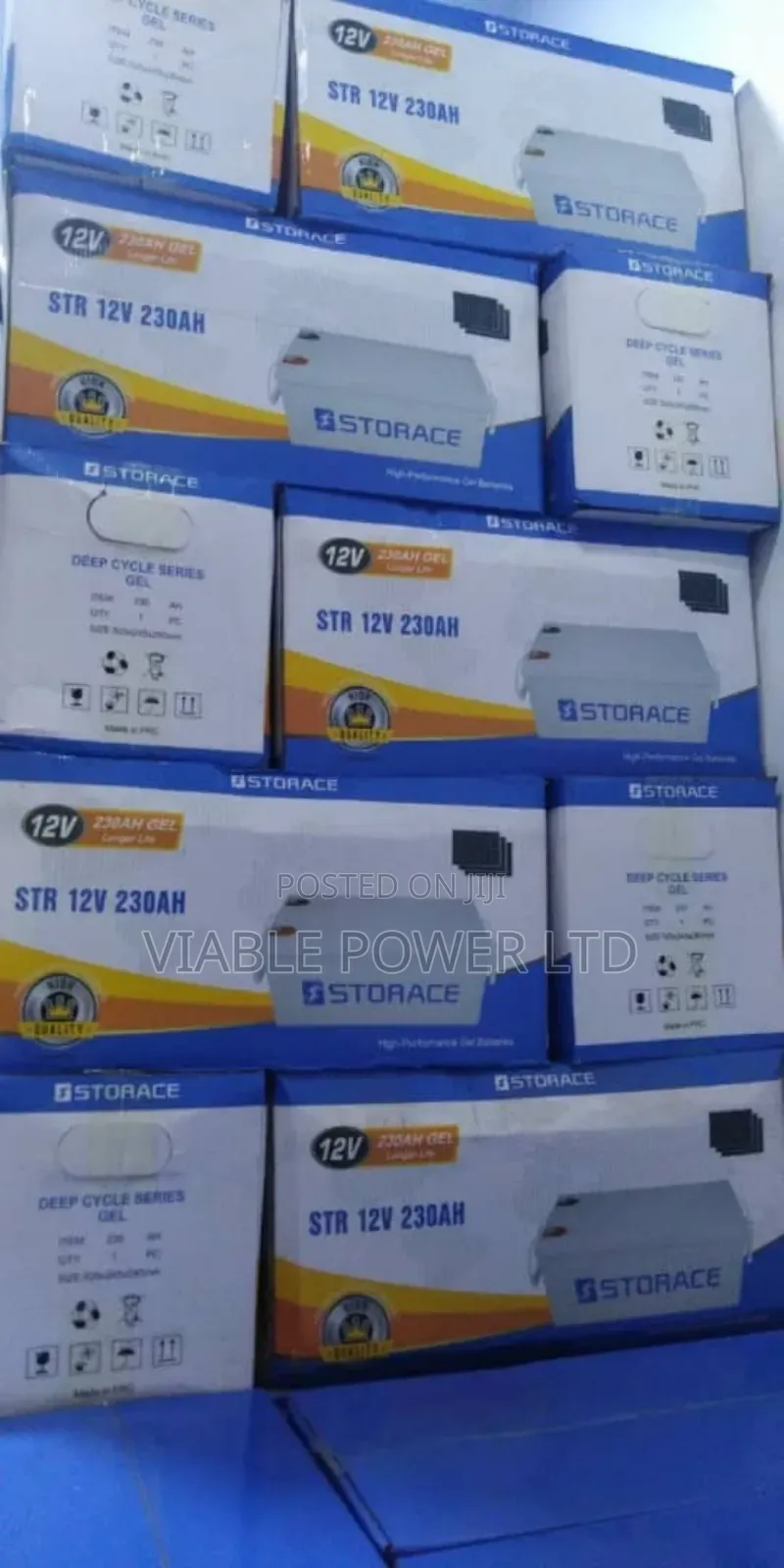 230ah Storace Battery Dry Cell