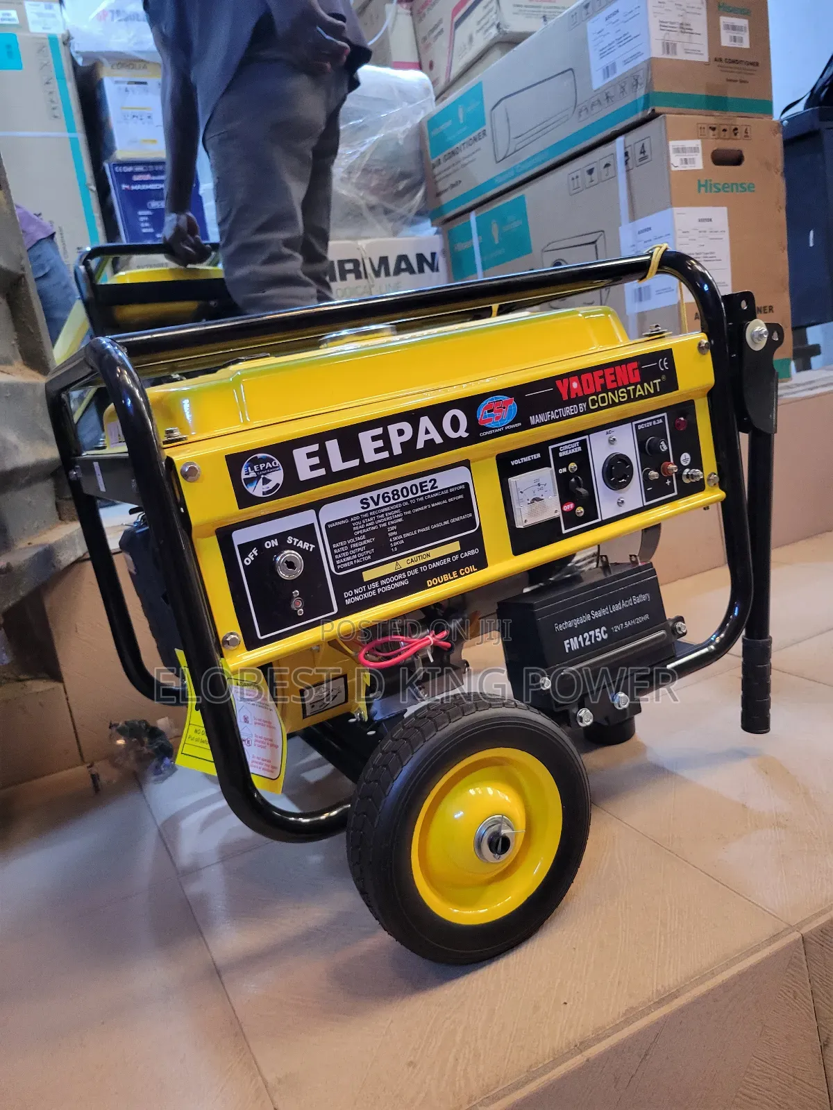 4.5kva Elepaq Constant Petrol Generator 100% Pure Copper Coi