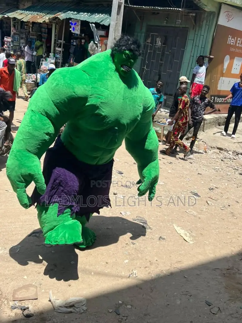 Giant Hulk Mascot Costume