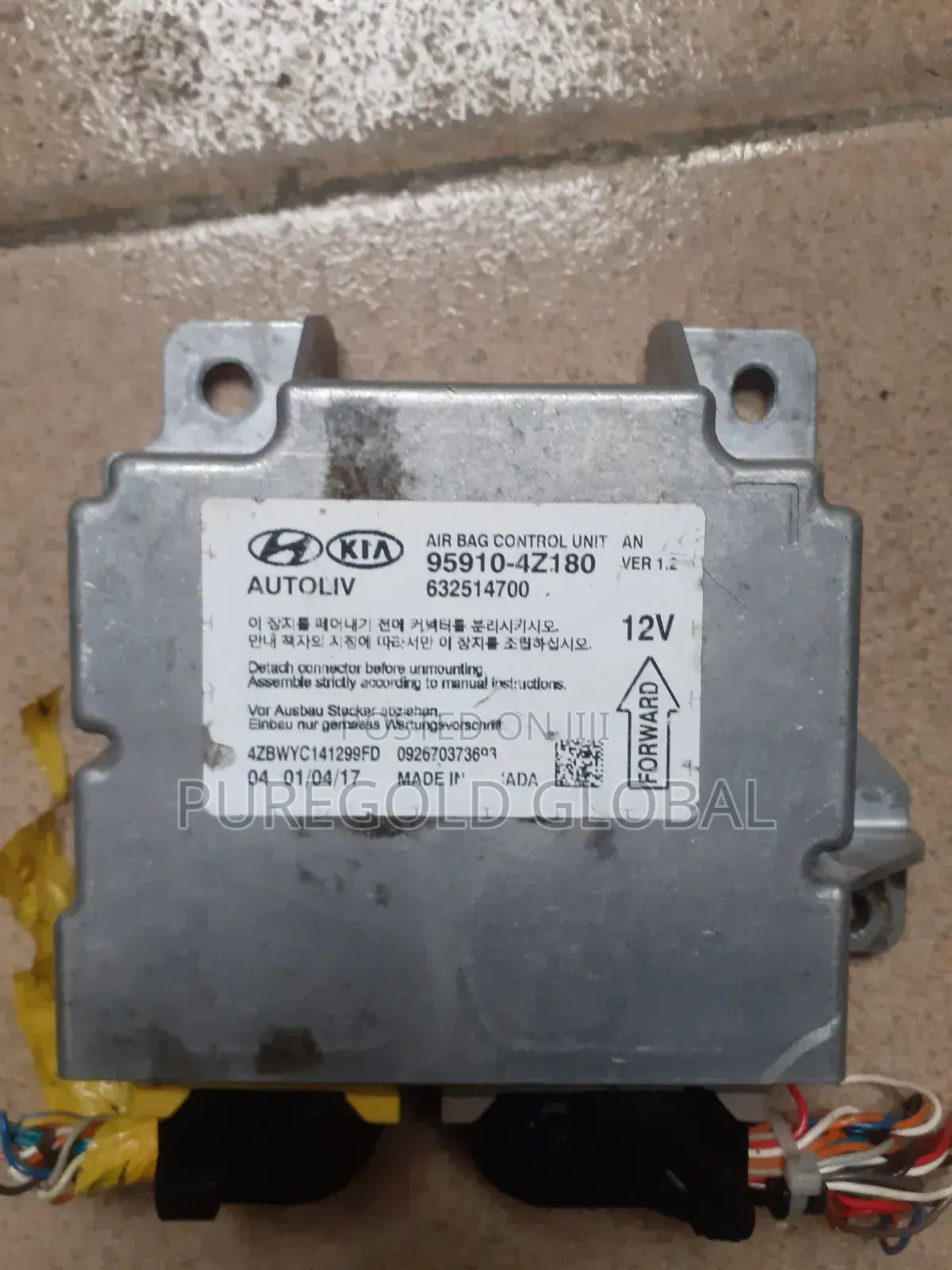 Airbag Control for Santafe 2011 N 2018