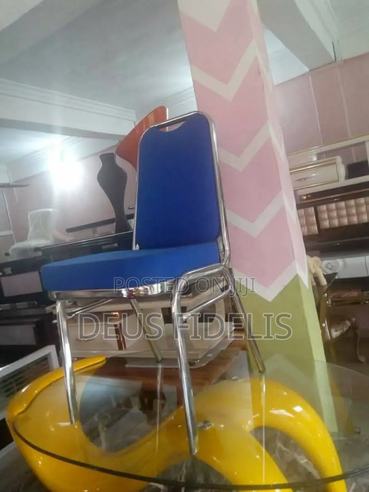 Banquet Chair With Stainless Frame