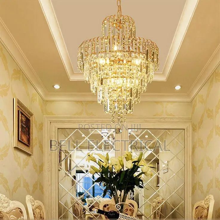 Premium Gold Crystal Chandelier