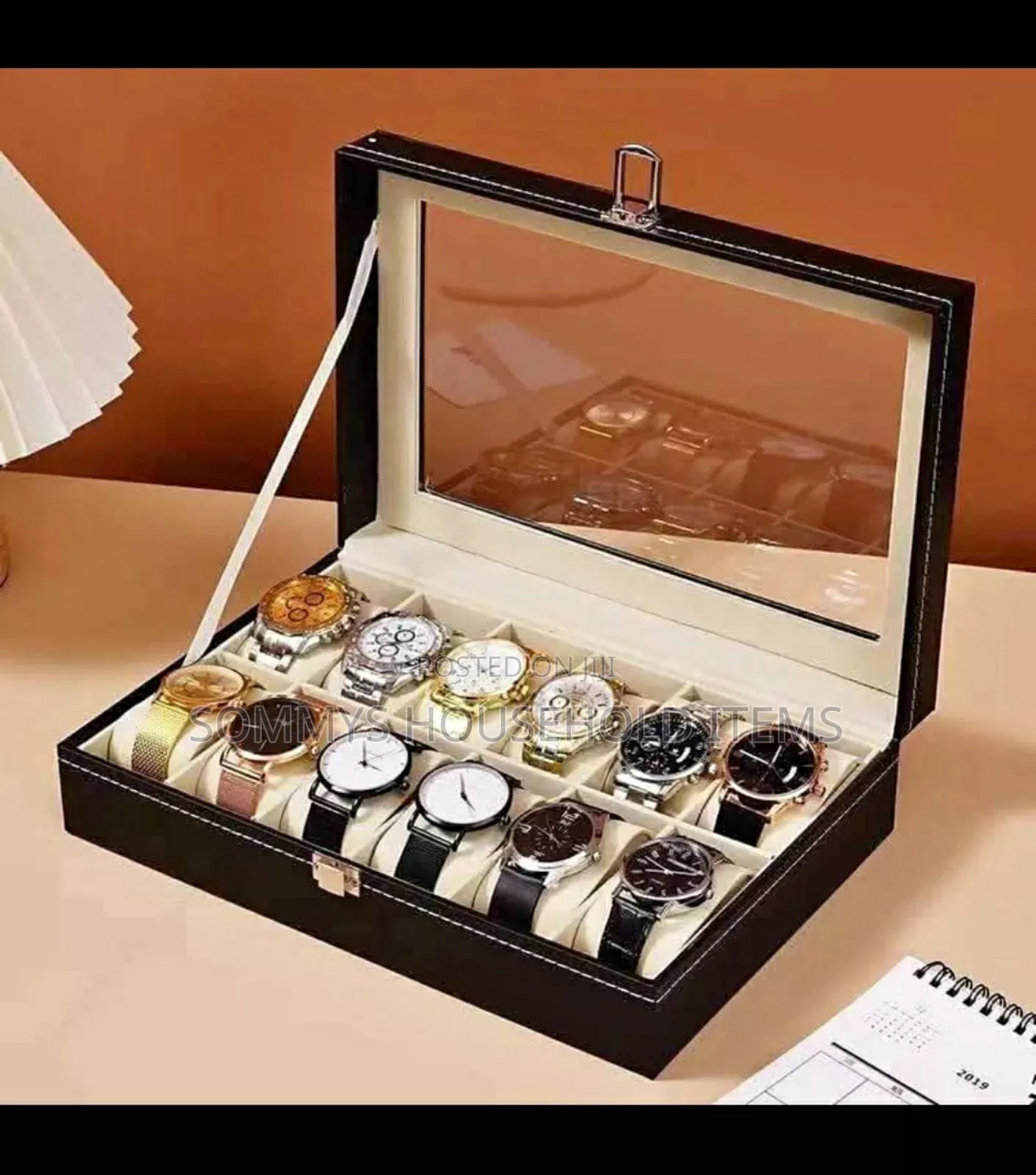 12 Slots Wrist Watch Box / Organizer