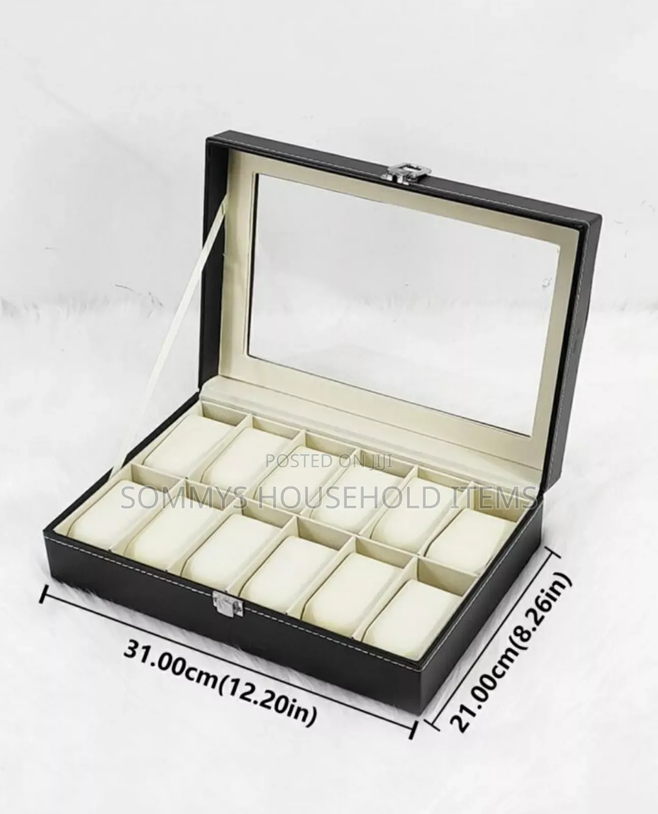12 Slots Wrist Watch Box / Organizer