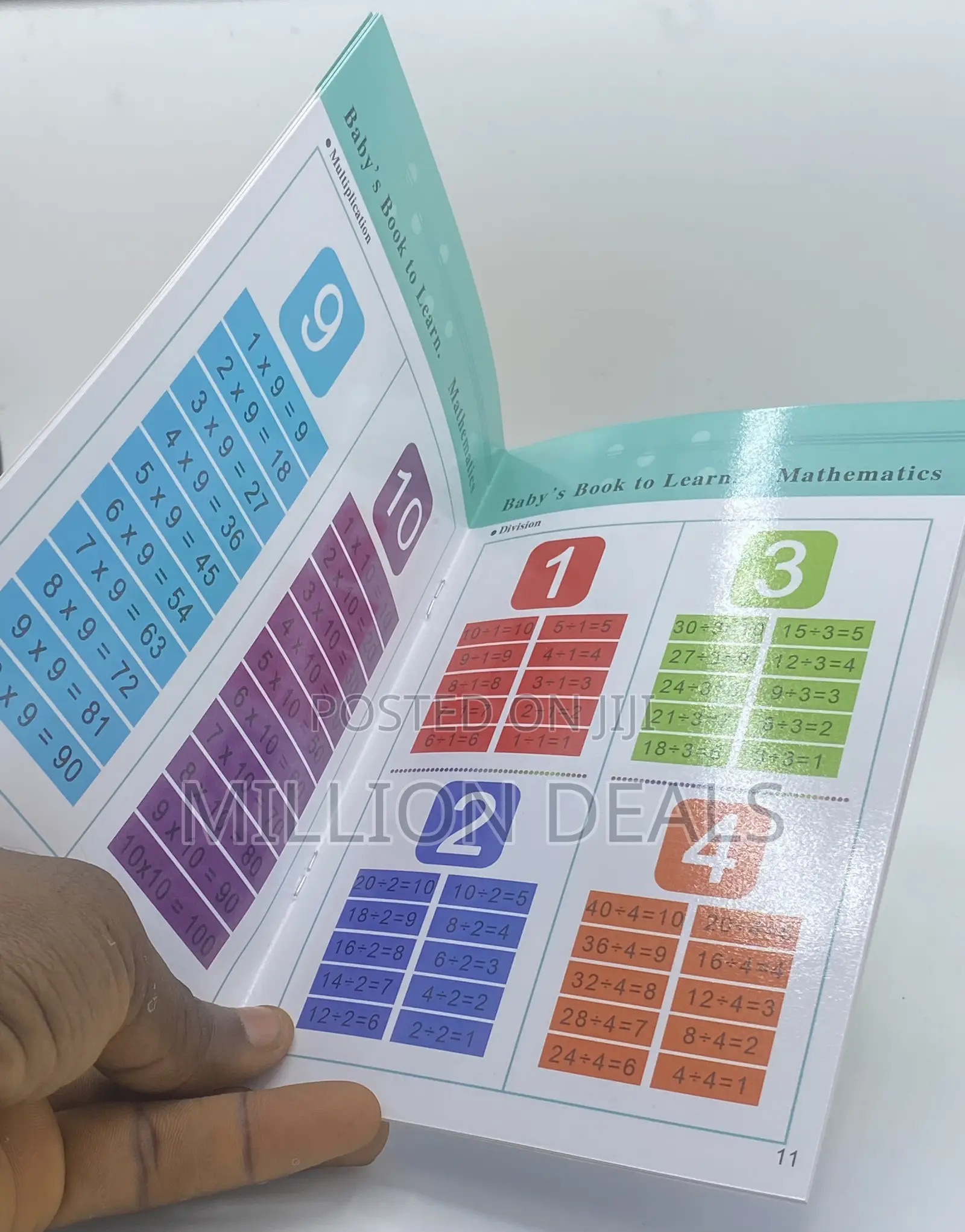 6in1 Kids Learning Books Age 0 - 5years