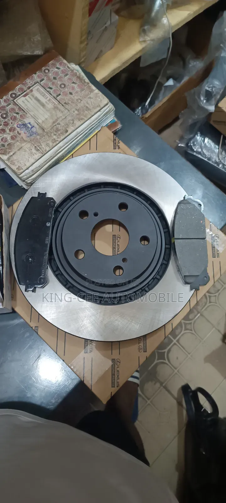 Front Brake Disc Highlander 2015