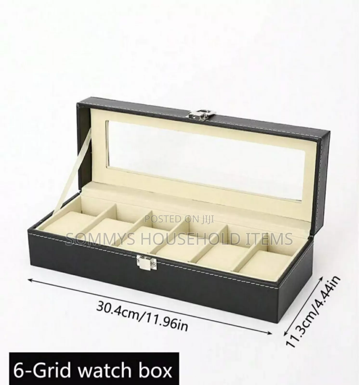 6 Slots Wrist Watch Box / Organizer