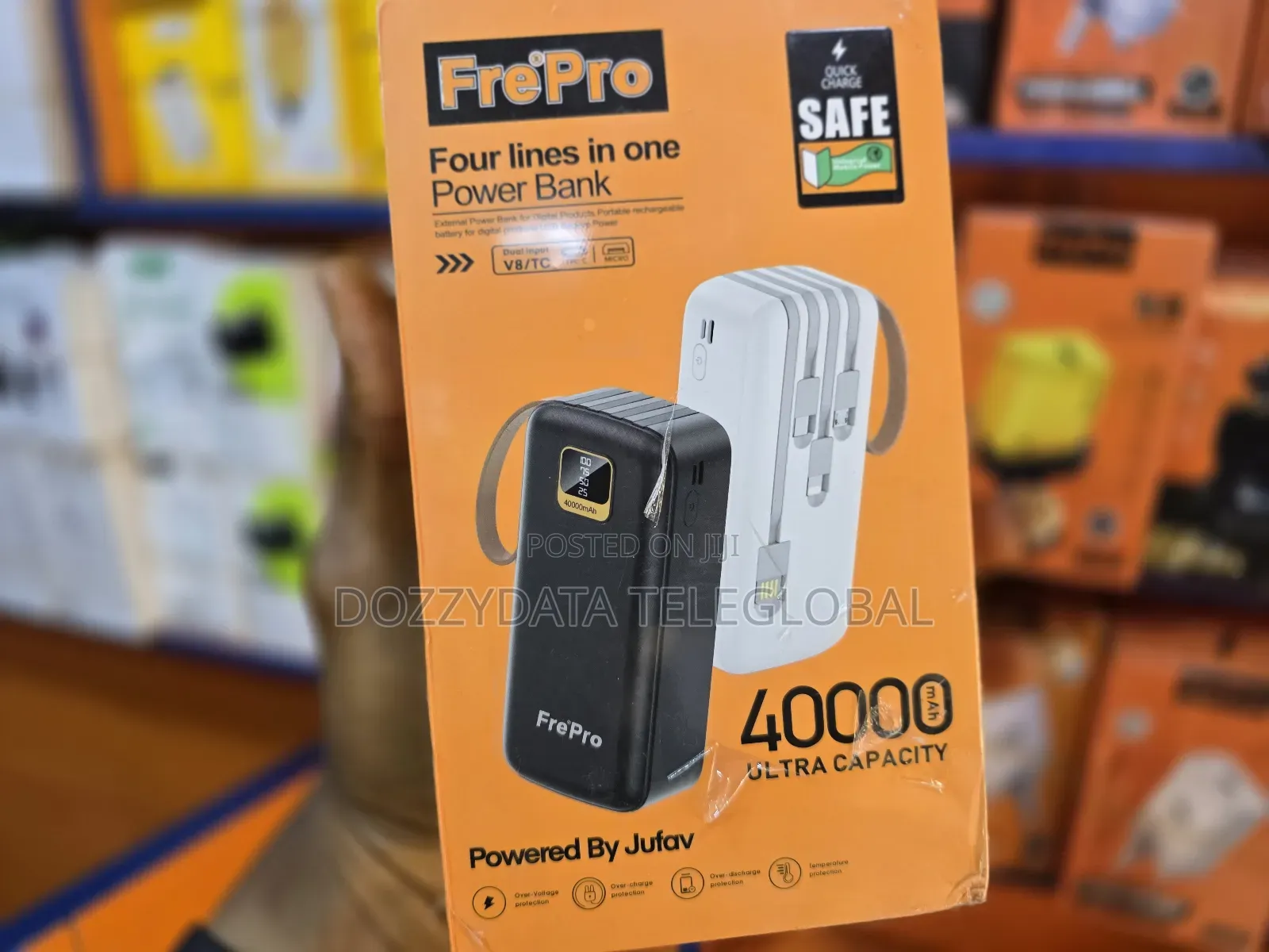 Freepro 40000mah Four Lines in One Power Bank
