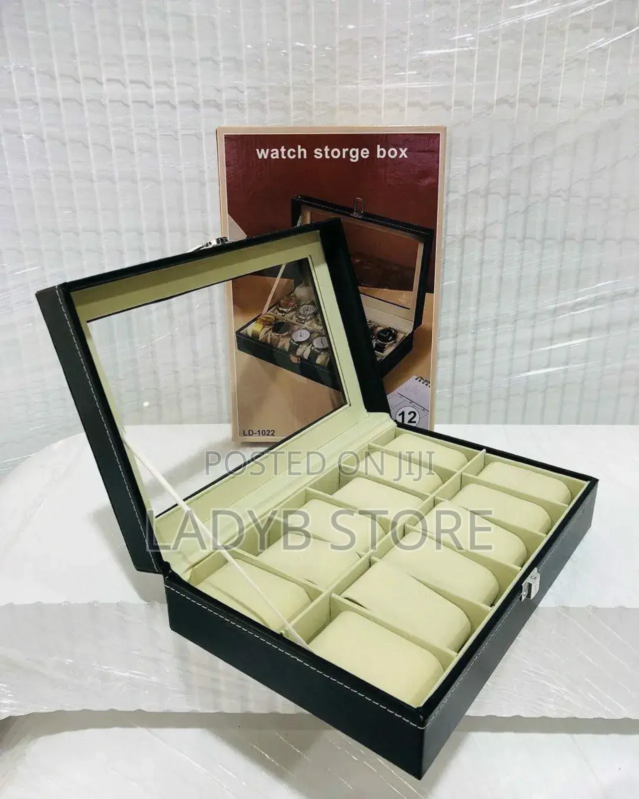 12 Slots Wrist Watch Box / Organizer