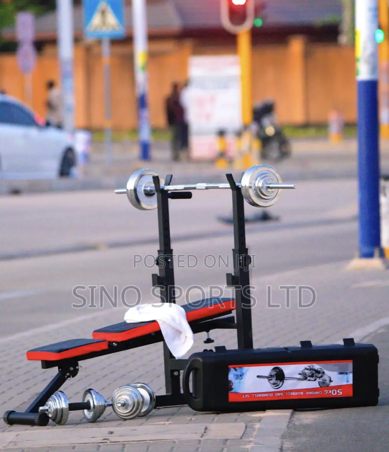Weight Benche With 50kg Dumbbell