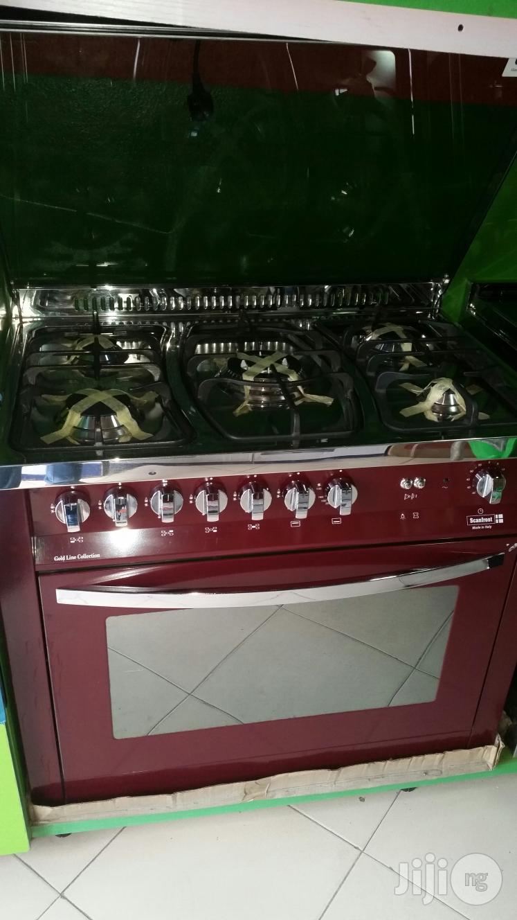 Scanfrost Semi Industrial Gas Cooker ( 5 Burners )