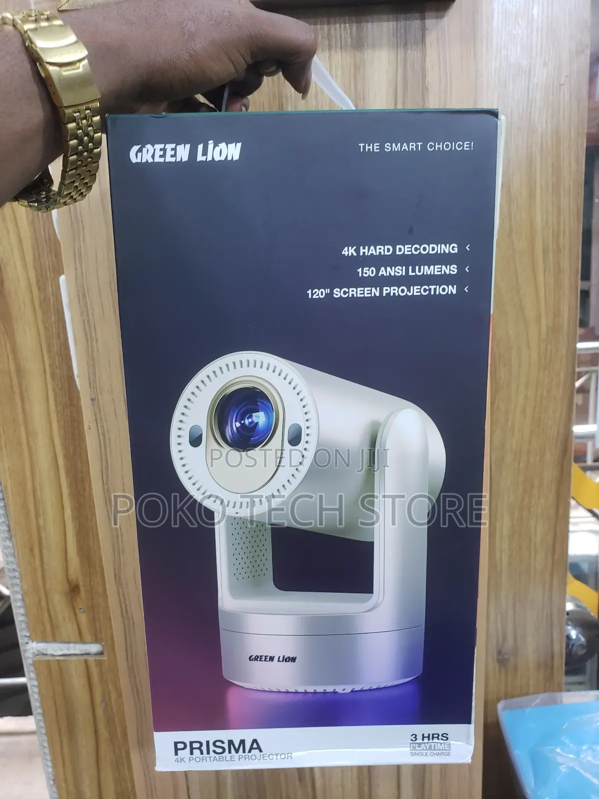 Green Lion Prisma Portable Projector.