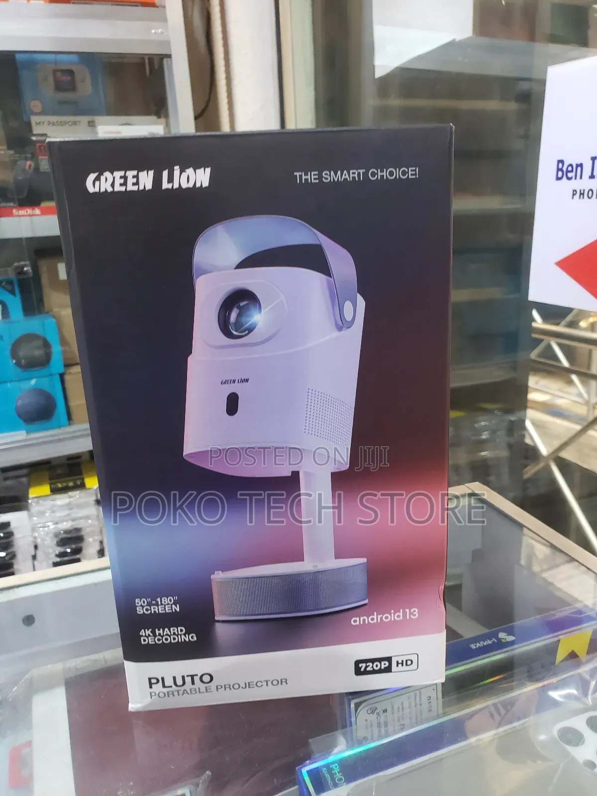 Green Lion Powerful Pluto Portable Video Projector Hd