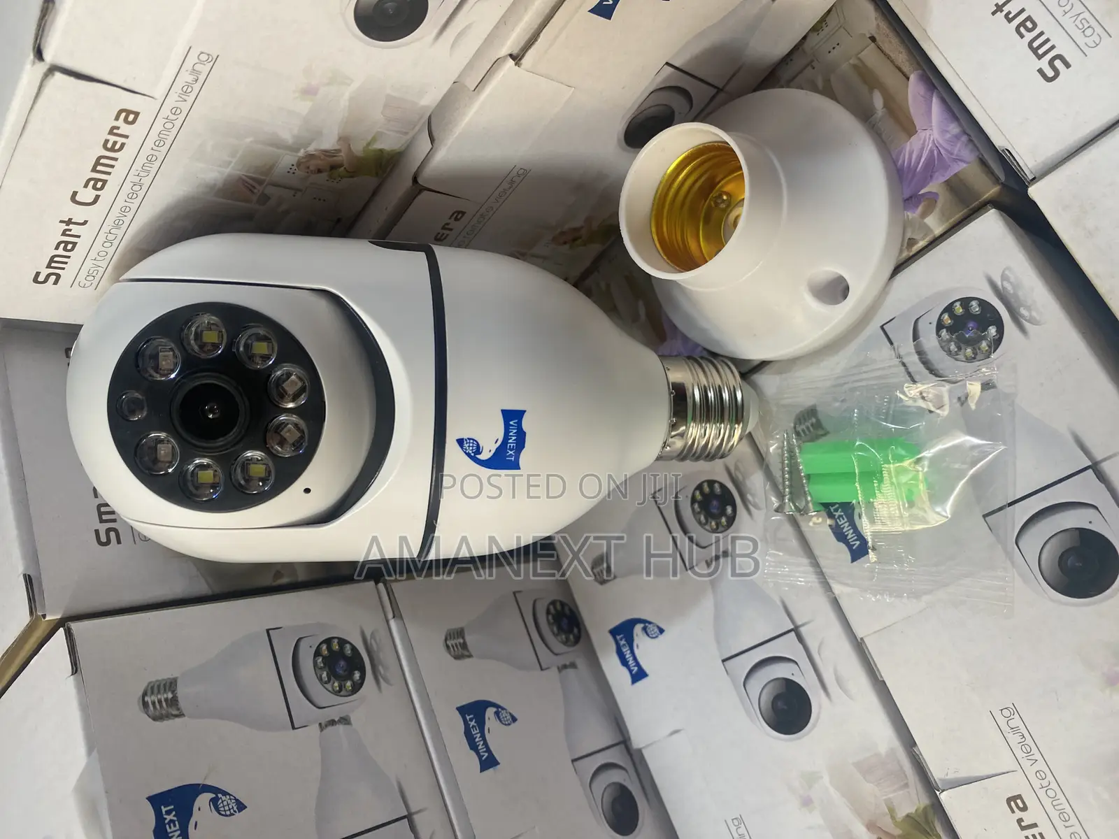 Smart Bulb CCTV Camera (Auto Rotates)