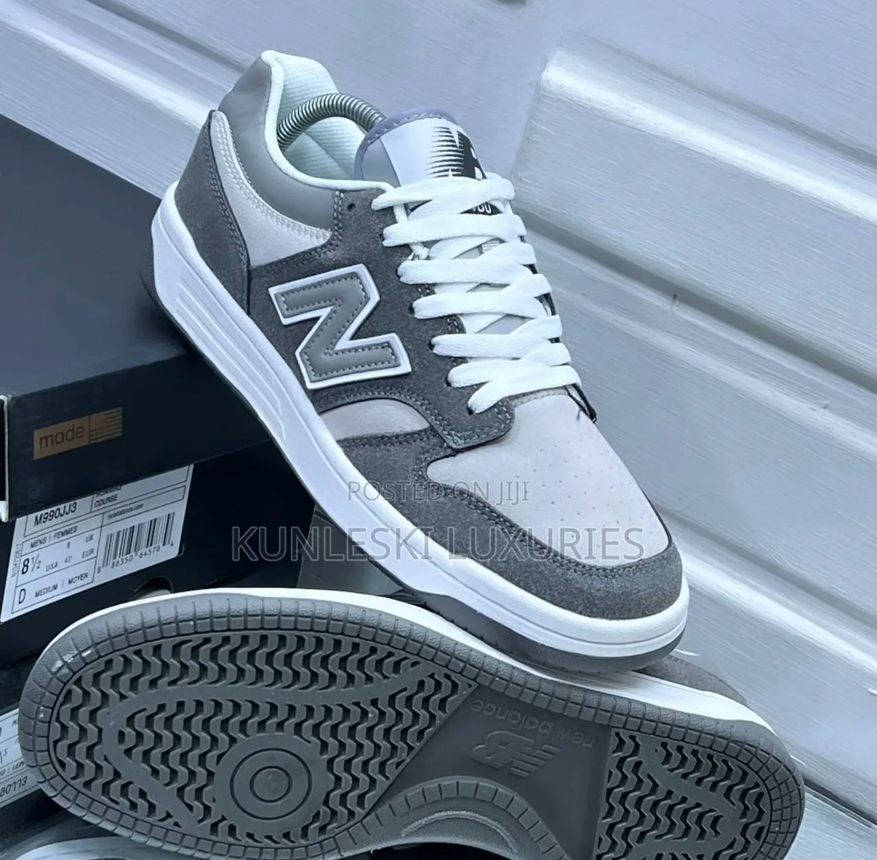 Original New Balance 480 Castle Rock Raincloud Sneakers