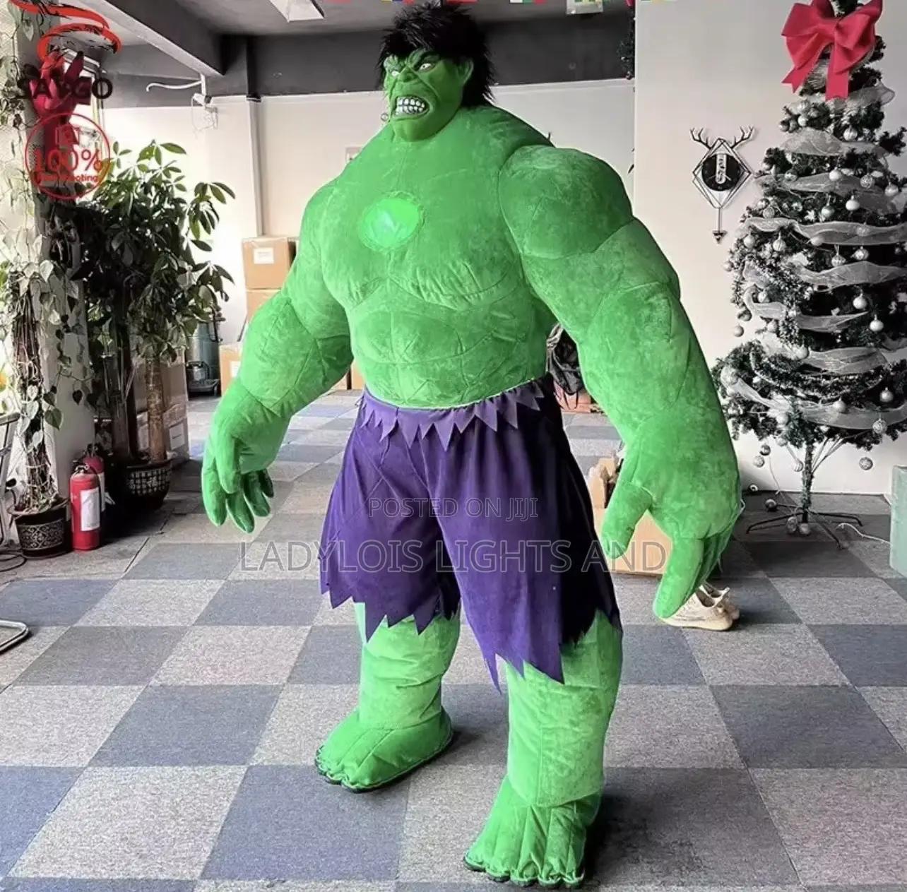 Giant Hulk Mascot Costume