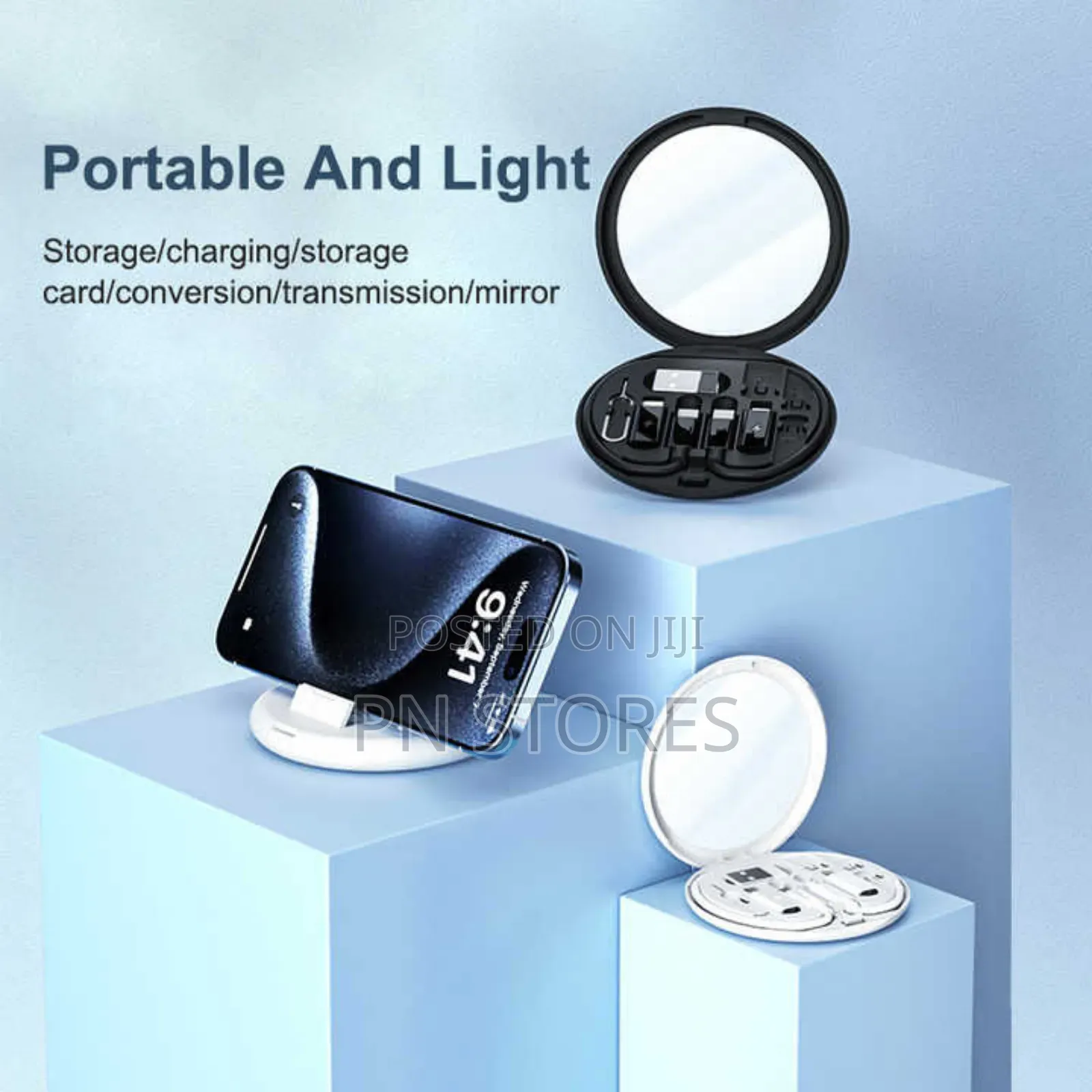 Fast Charging Cable Adapter Kit, With Phone Holder (5colors)