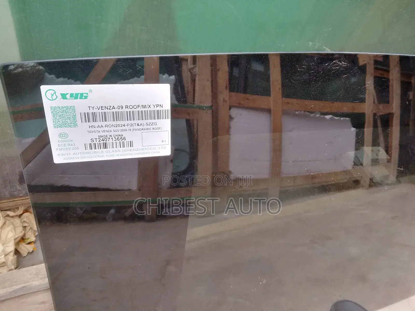 No2 Roof Glass for Toyota Venza Now Available