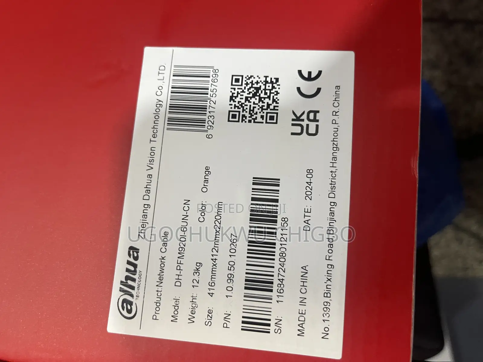 Dahua Cat 6 Utp Cable