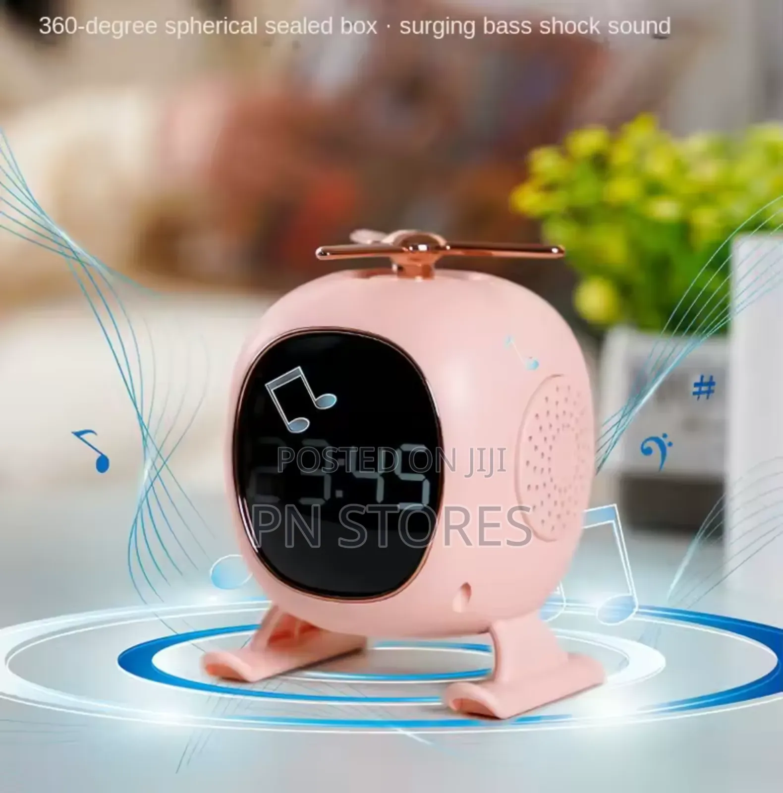 Aromatherapy Bluetooth Alarm Clock, Speaker and Phone Stand