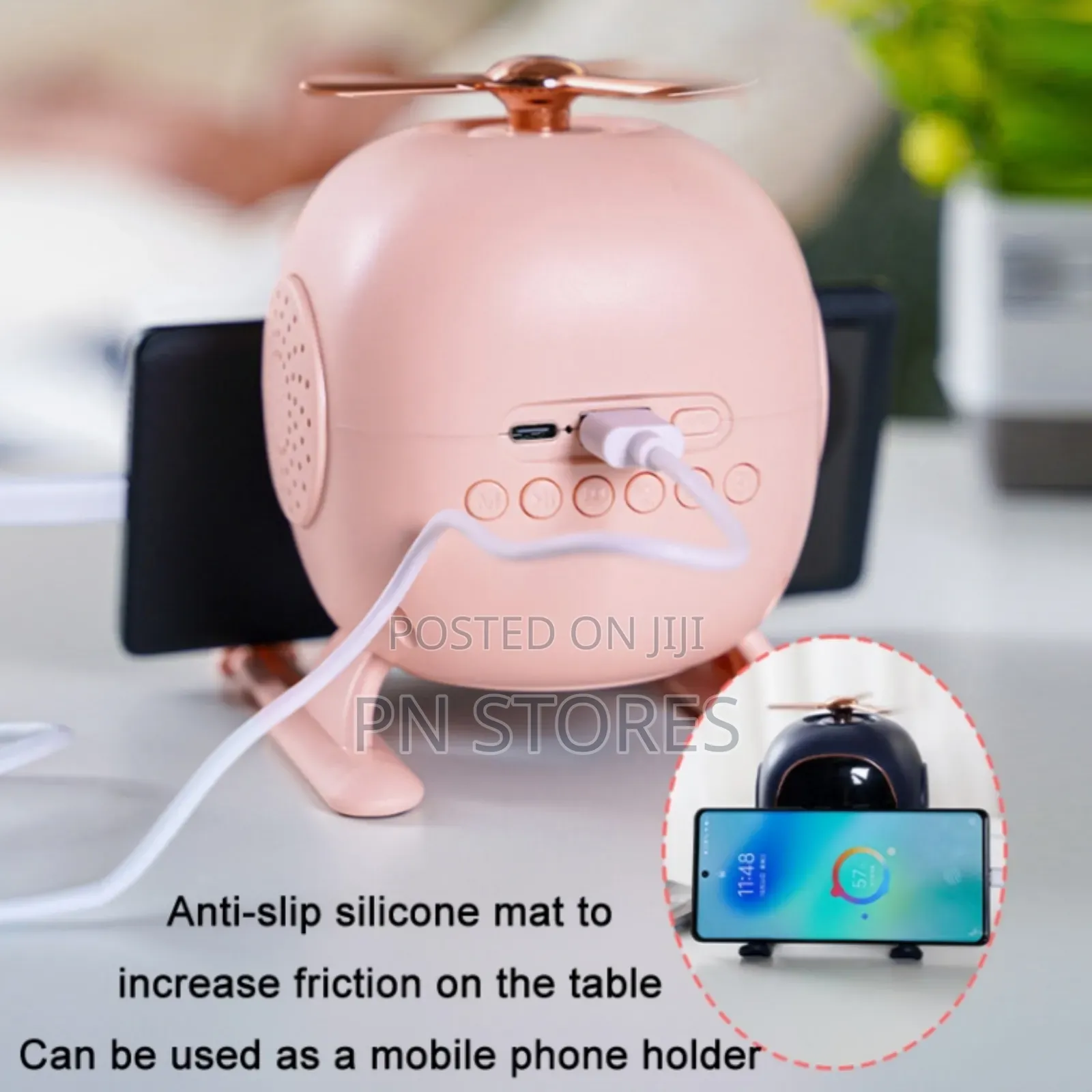 Aromatherapy Bluetooth Alarm Clock, Speaker and Phone Stand
