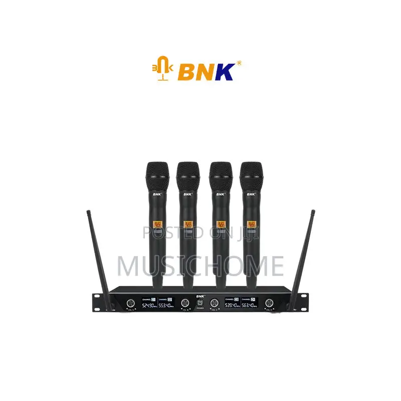 Brand New 4in1 Professional Wireless Microphone System