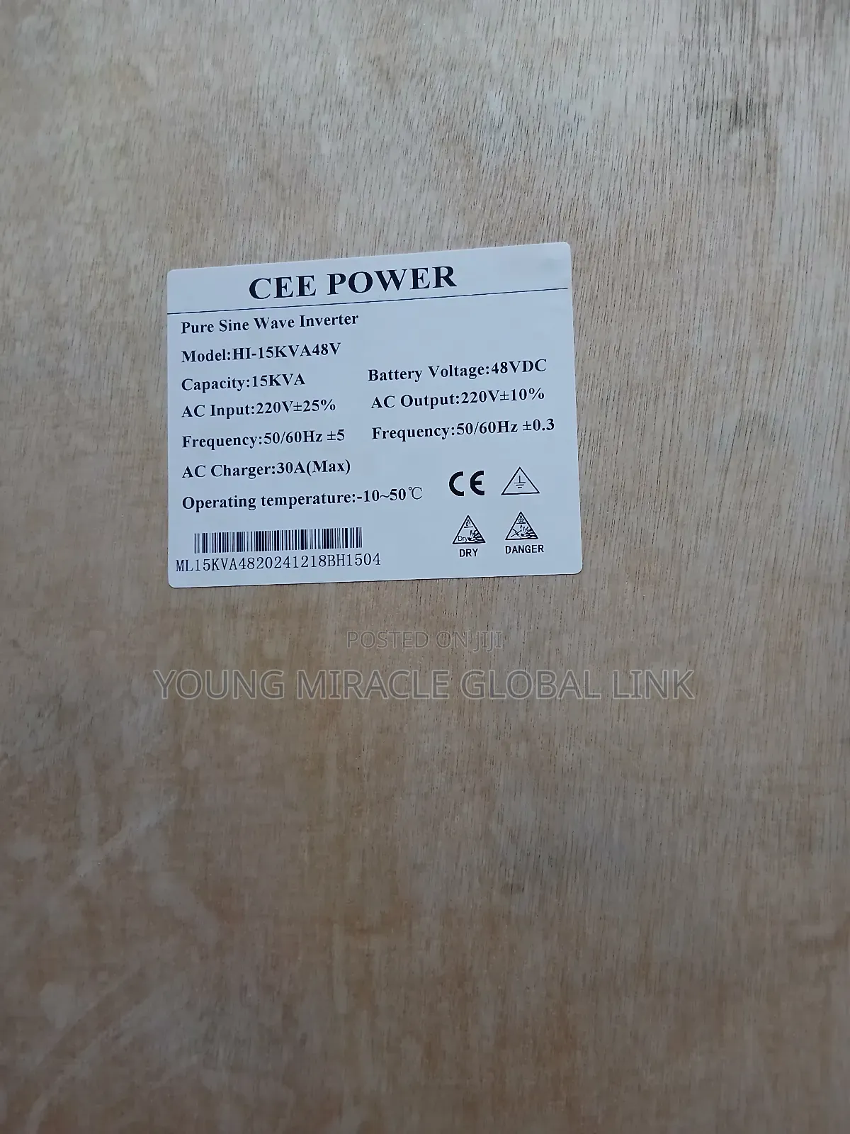 15kva 48v Ivps Cee Power Inverter