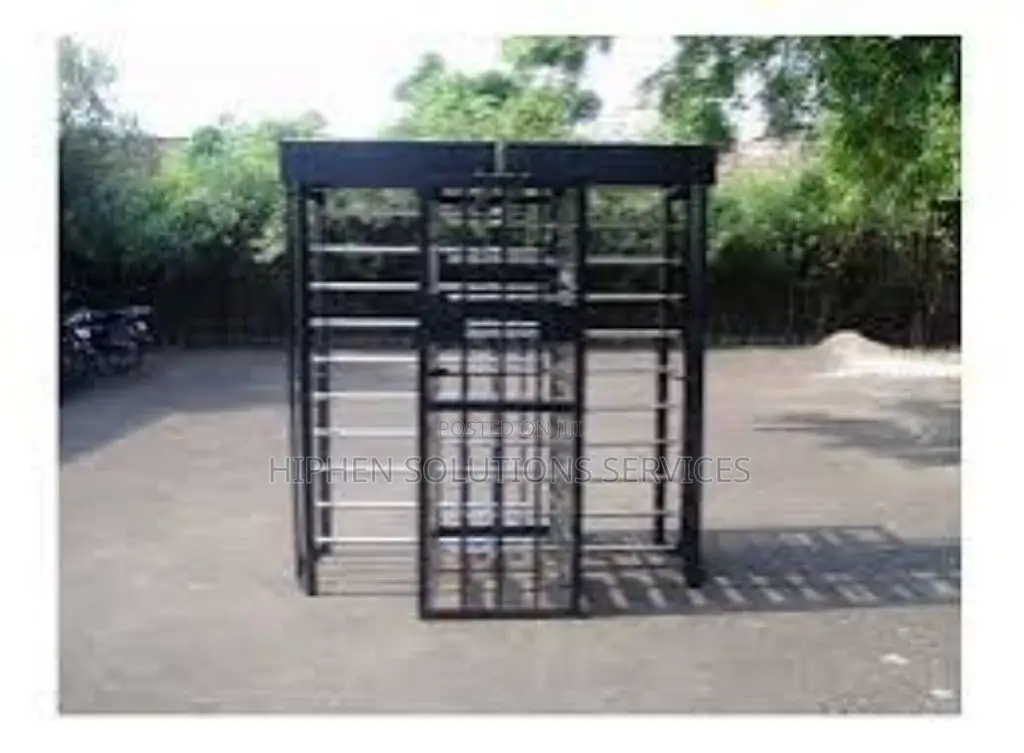 Full Height Turnstile Pedestrian Gate For High Security Cont