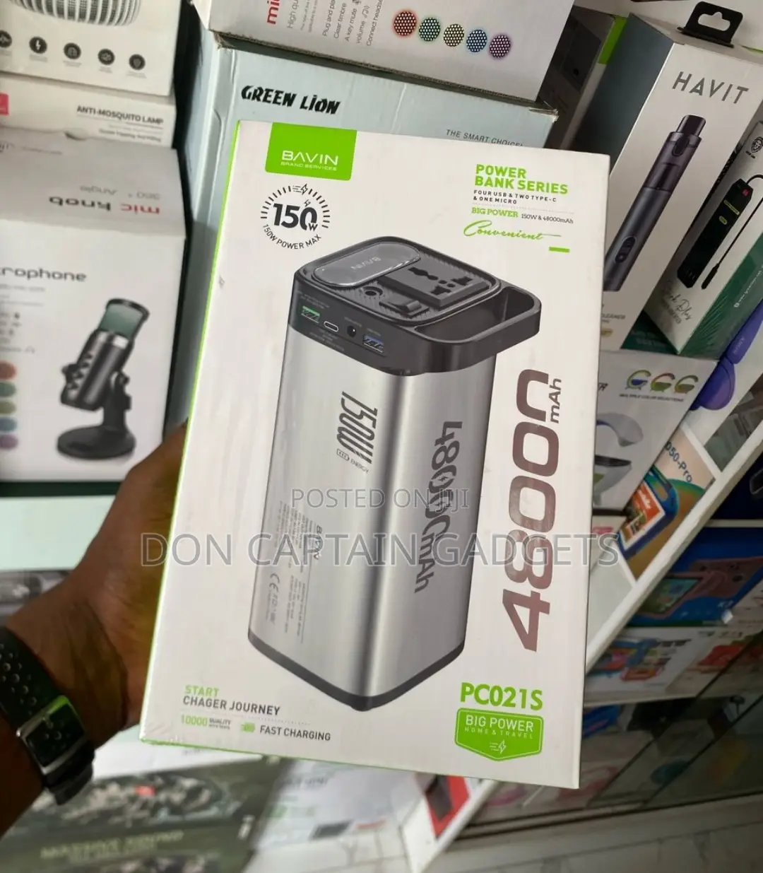 All Laptop Power Bank 150w 48000mah (Pc021s)