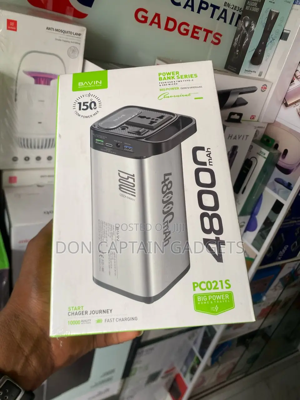 All Laptop Power Bank 150w 48000mah (Pc021s)