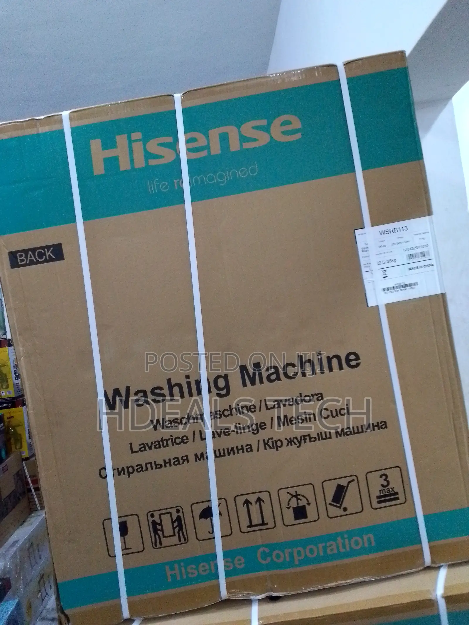 Top Value- Hisense 11kg Washing Machine