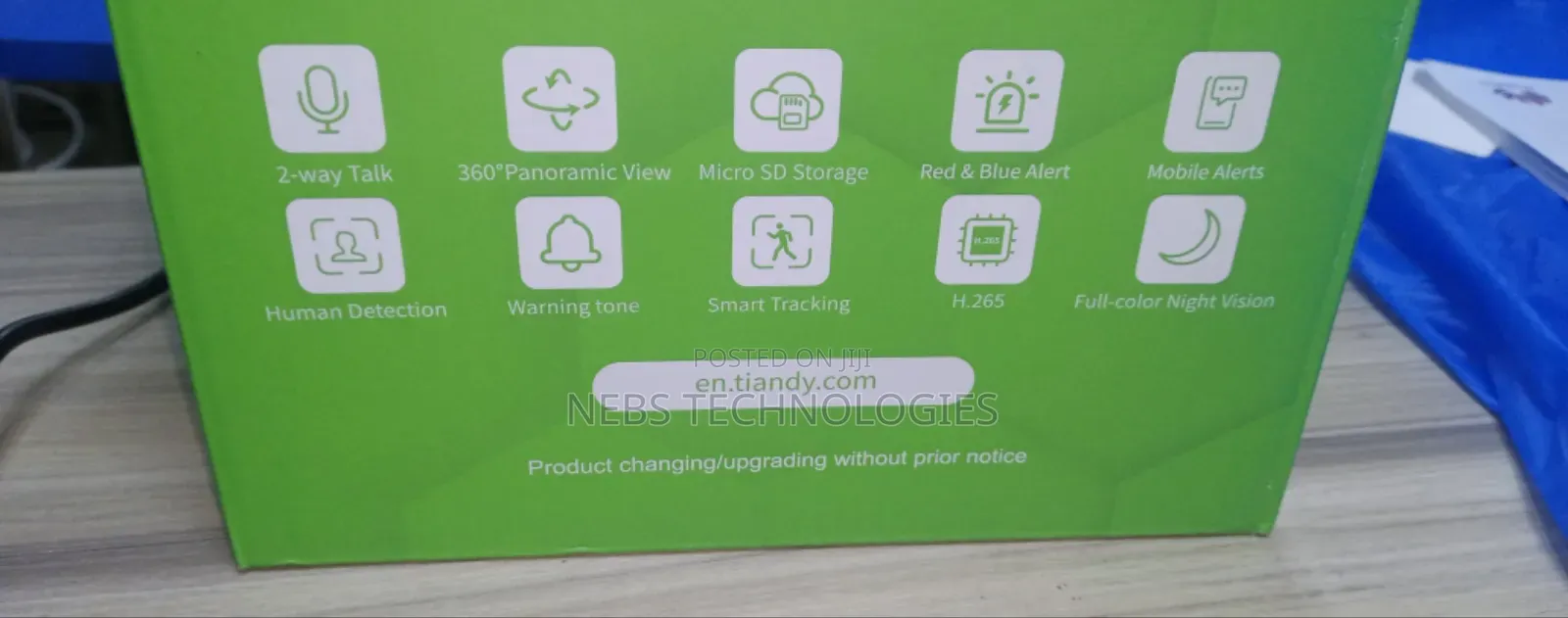 Tiandy 6mp Dual Lens Wifi Camera Tc-H363n