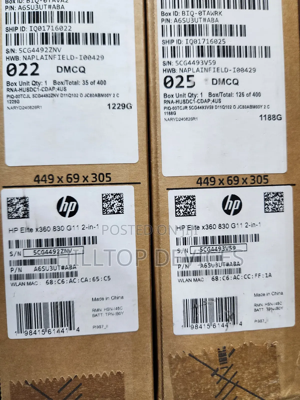 New Laptop HP EliteBook 830 16GB Intel Core Ultra 7 SSD 512GB