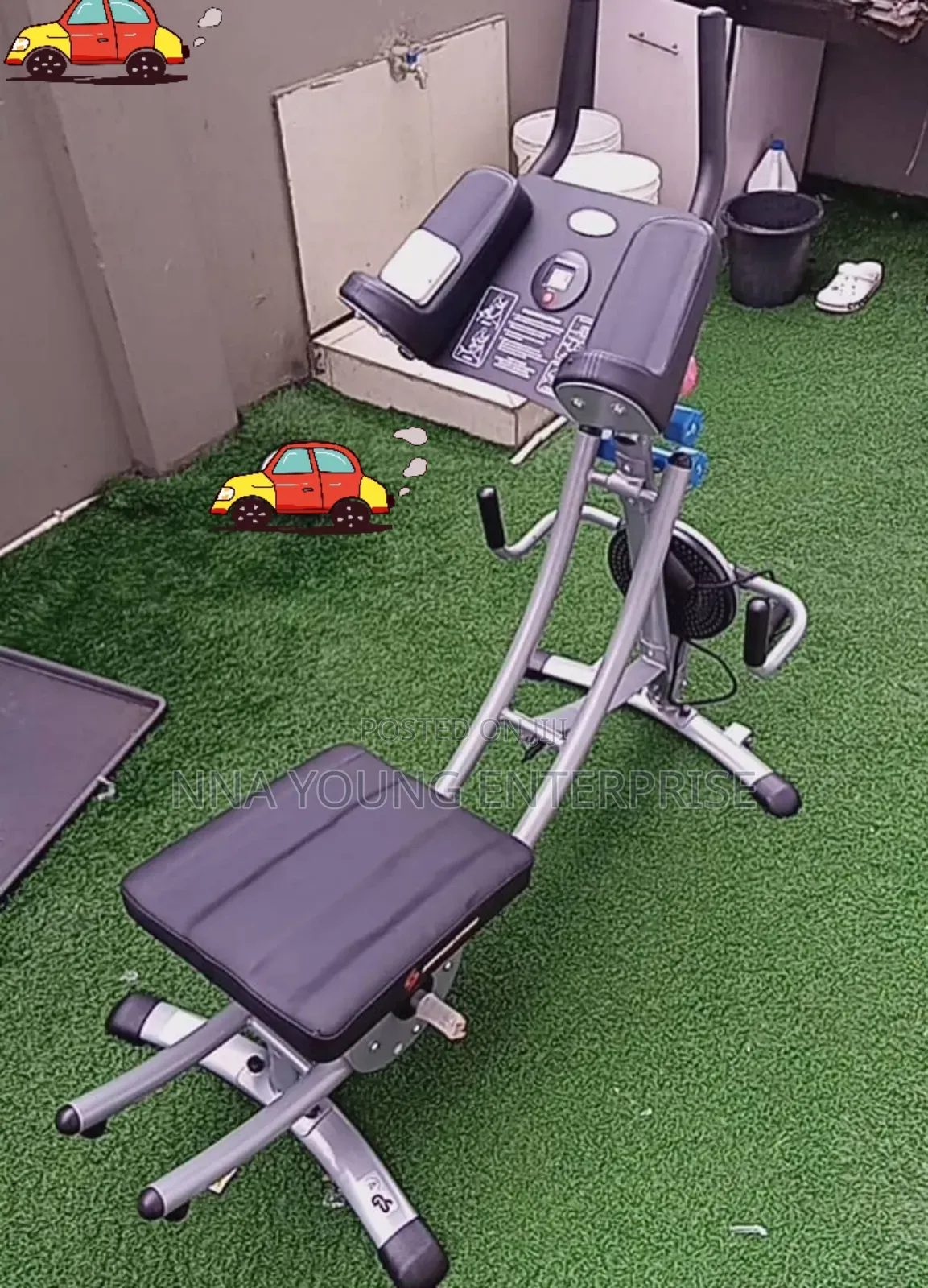 Ab Coaster Machine Exercise