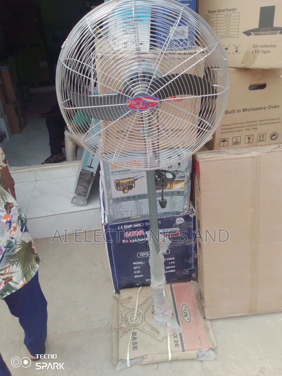 Ox Industrial Fan, Standing Fan.