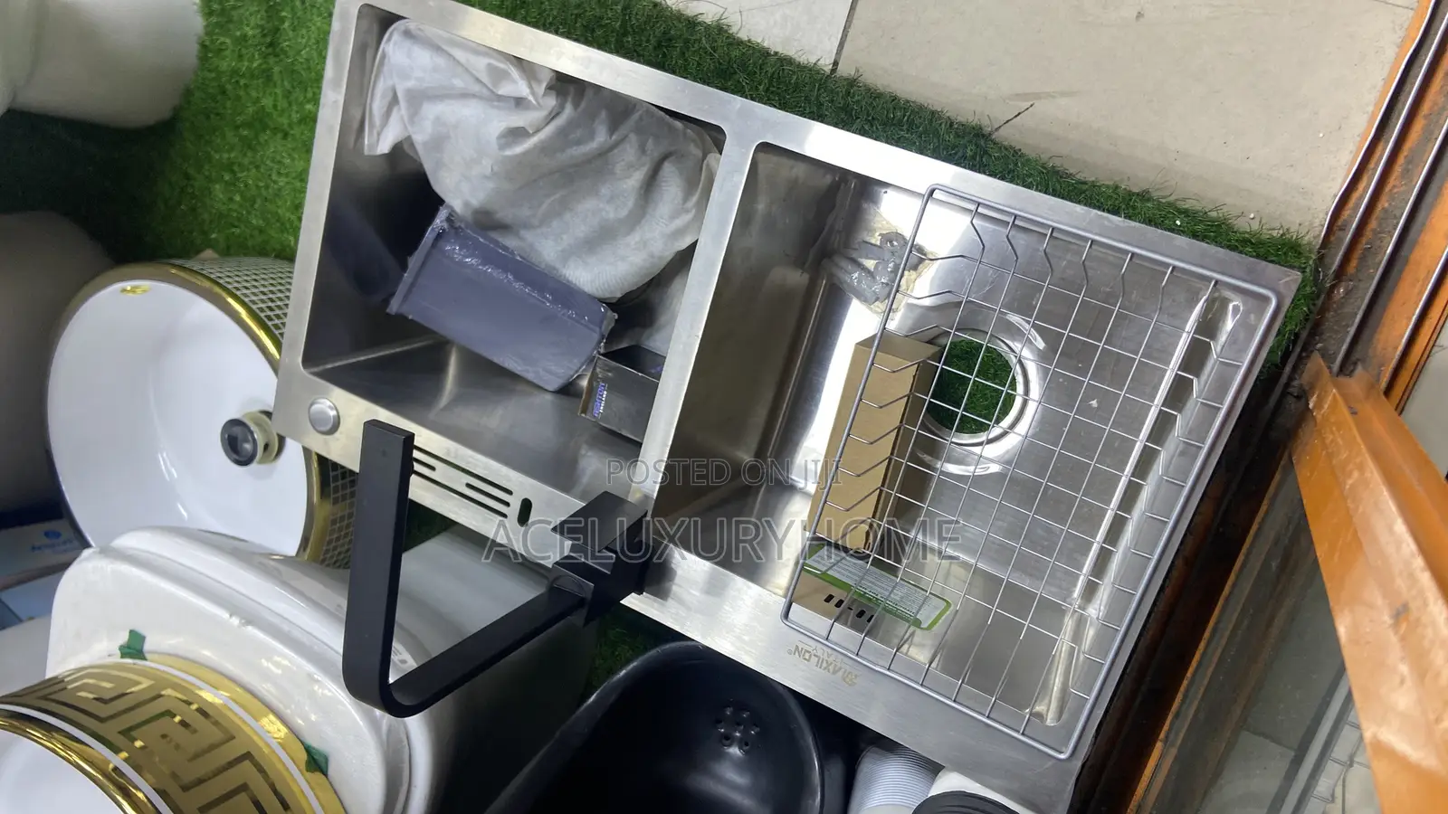 Chrome Kitchen Modern Sink