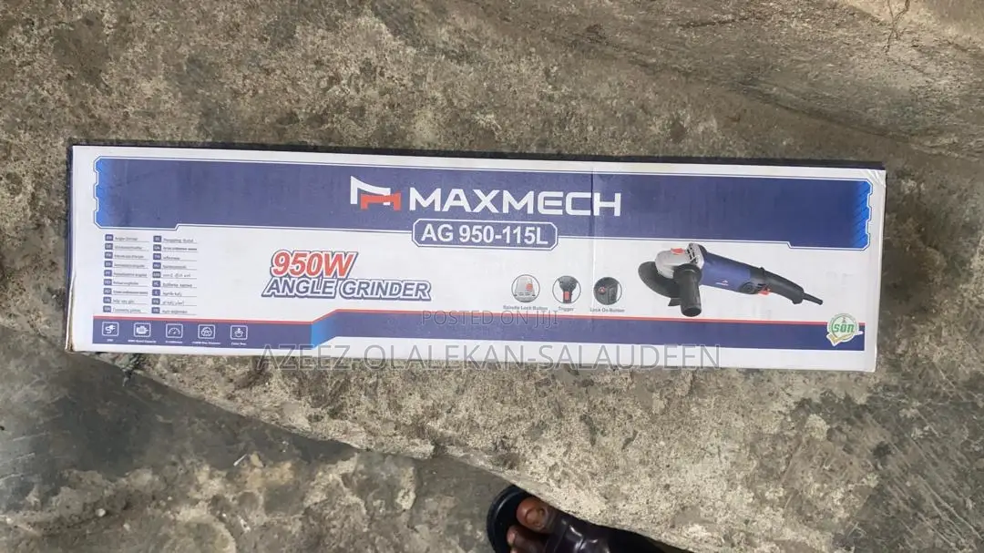 (Maxmech )Angle Grinding Machine (4 1/2”) 950w 220/240c