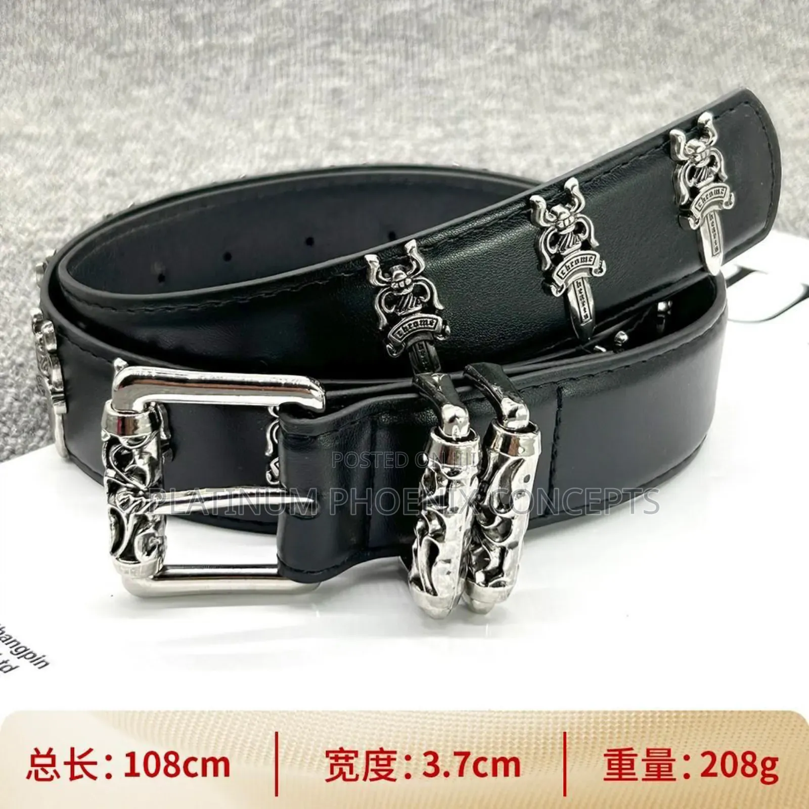 Luxury Threading Fashion Belt