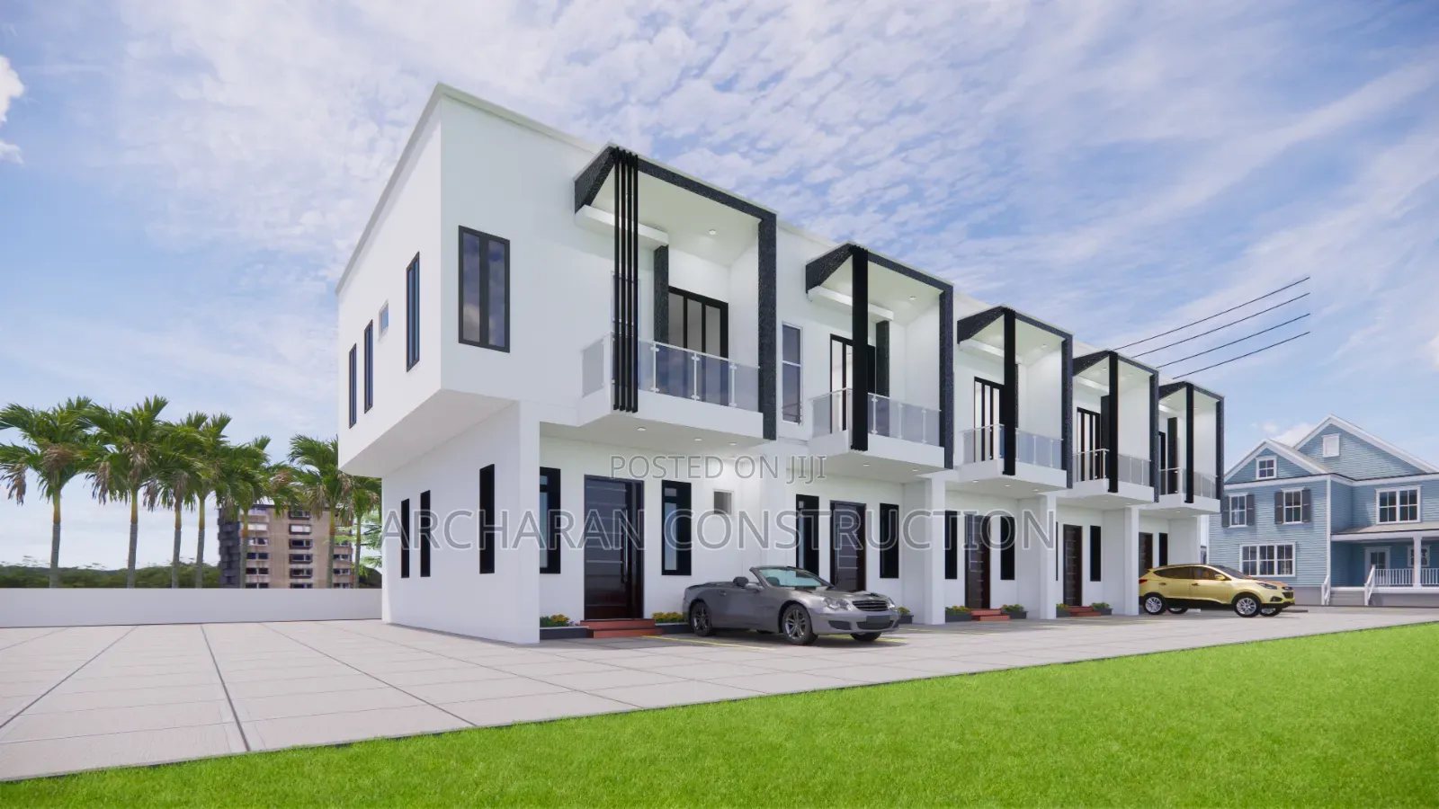 3 Bedroom Terrace Duplexs Full Architectural Design With 3d
