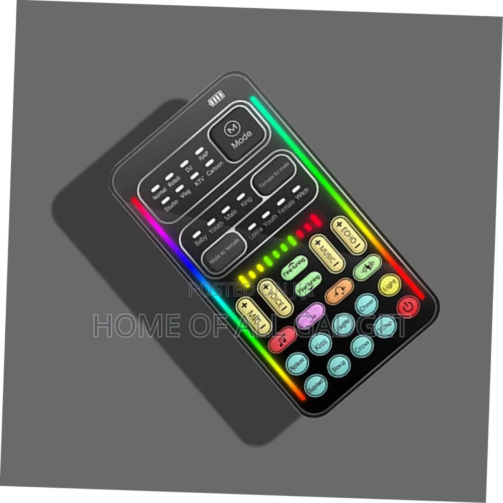 I9 Voice Changer - Portable Live Sound Card With Adjustable